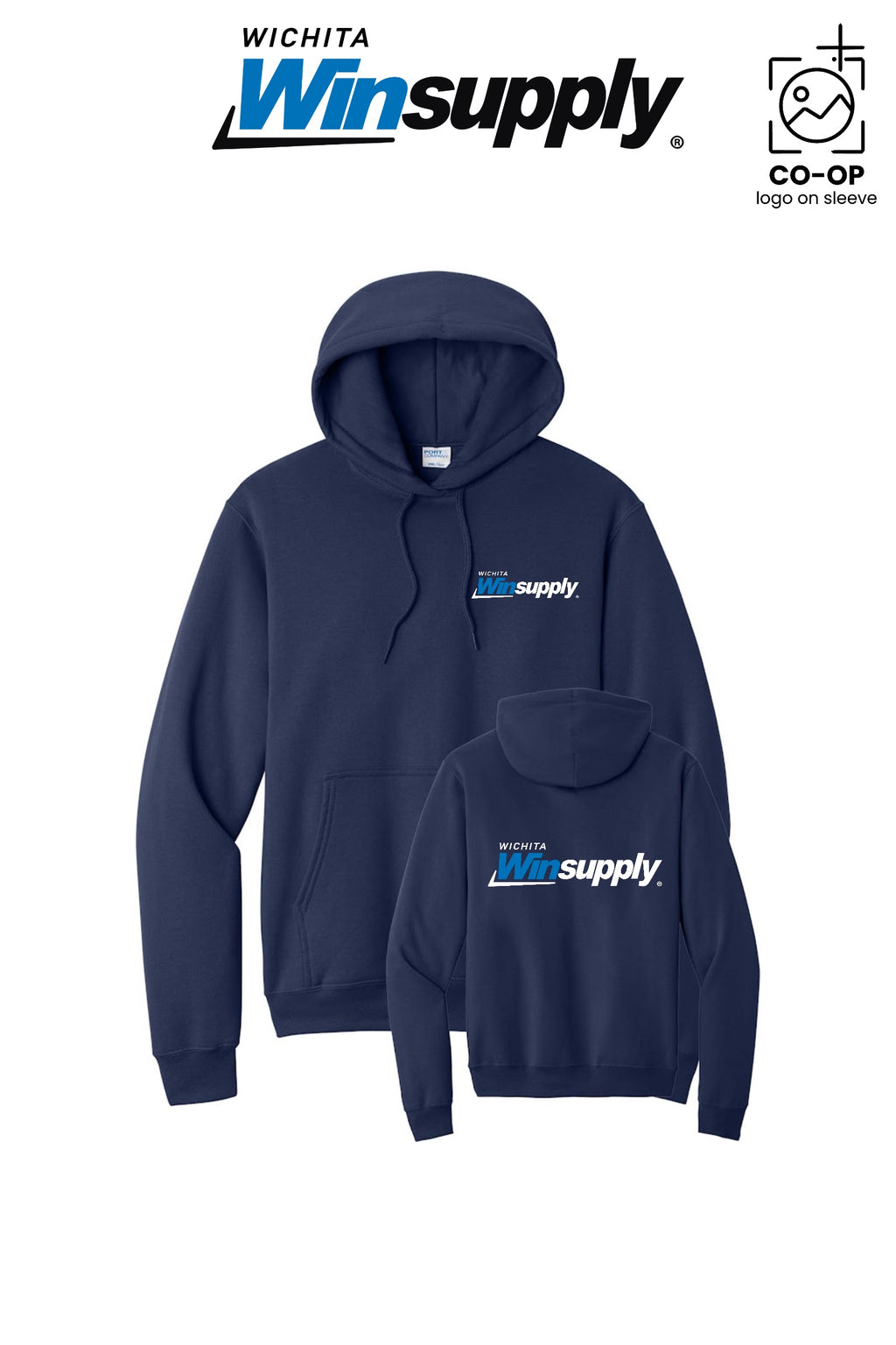Port & Co™ Core Fleece Pullover Hooded Sweatshirt - Wichita Winsupply