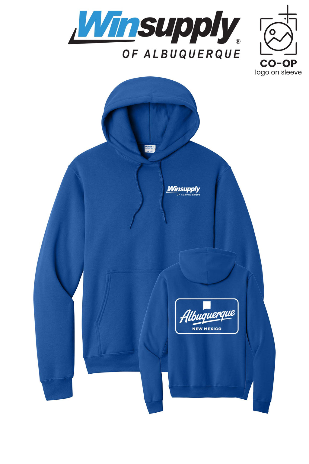 Port & Co™ Core Fleece Pullover Hooded Sweatshirt - Winsupply of Albuquerque