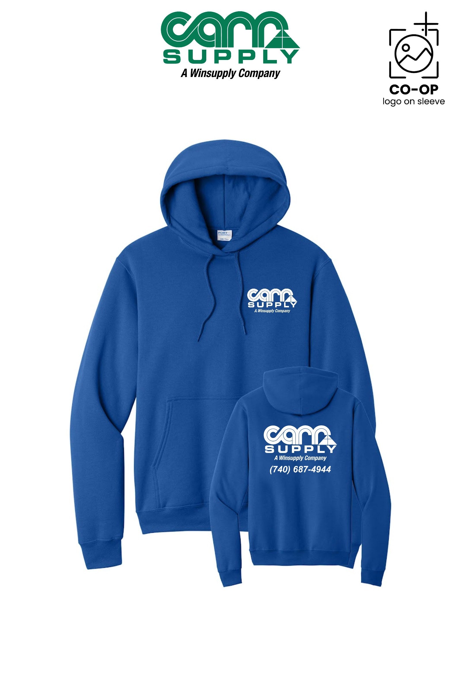 Port & Co™ Core Fleece Pullover Hooded Sweatshirt - Carr Supply - Lancaster