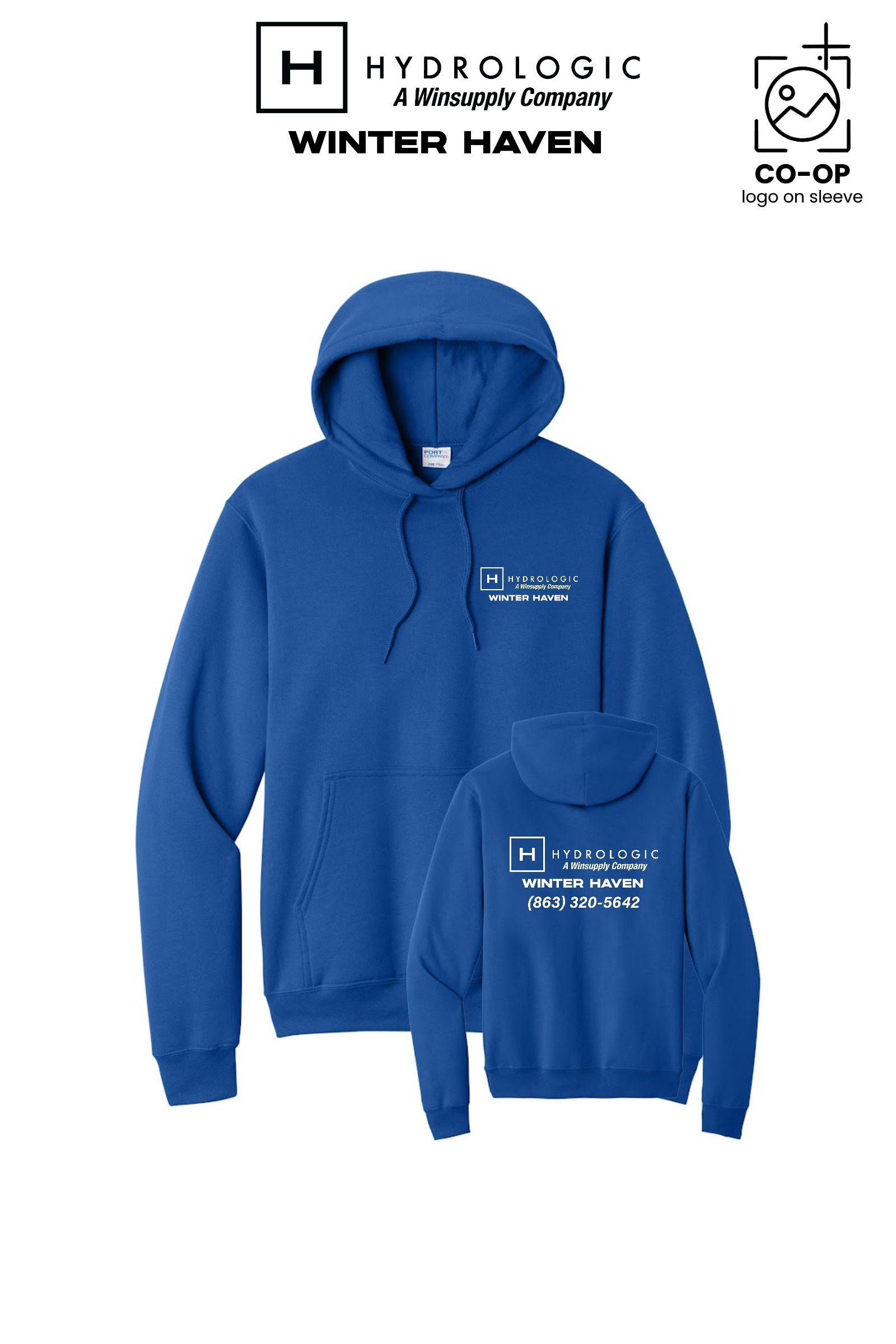 Port & Co™ Core Fleece Pullover Hooded Sweatshirt - Winsupply of Winter Haven