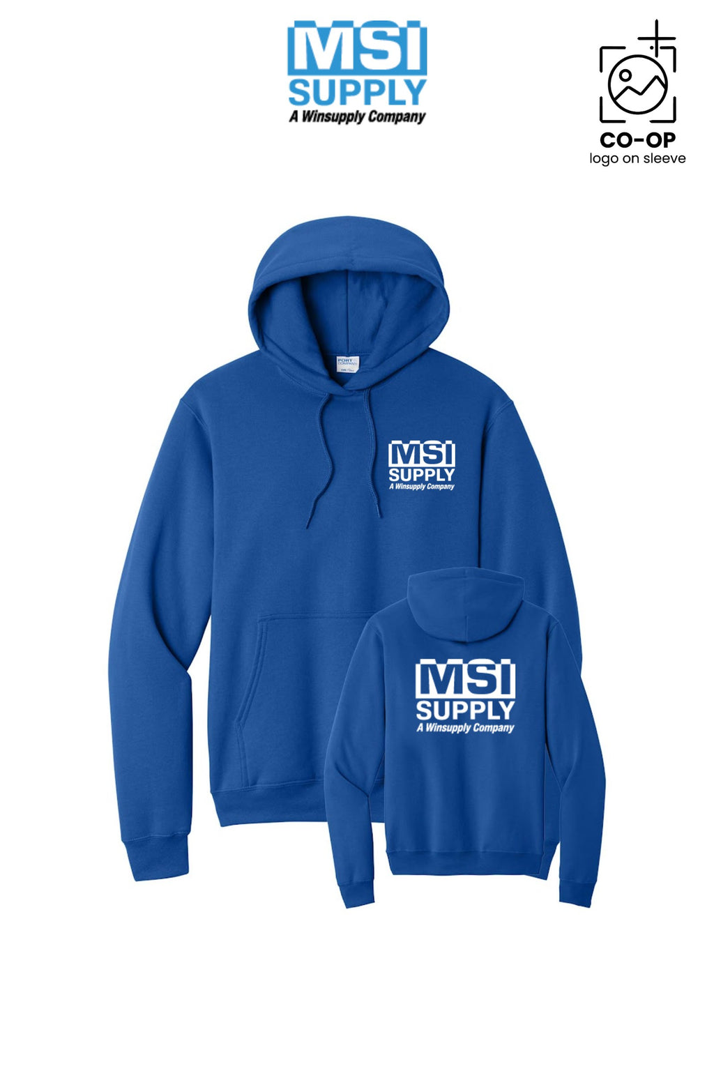 Port & Co™ Core Fleece Pullover Hooded Sweatshirt - MSI Supply Houston