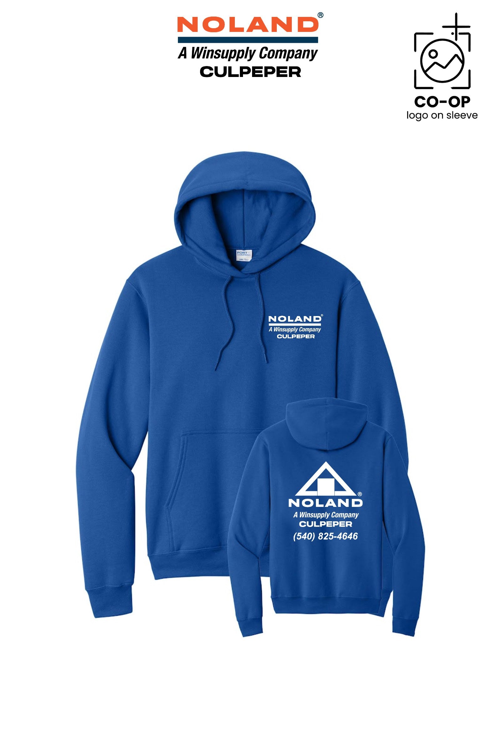 Port & Co™ Core Fleece Pullover Hooded Sweatshirt - Culpeper Noland