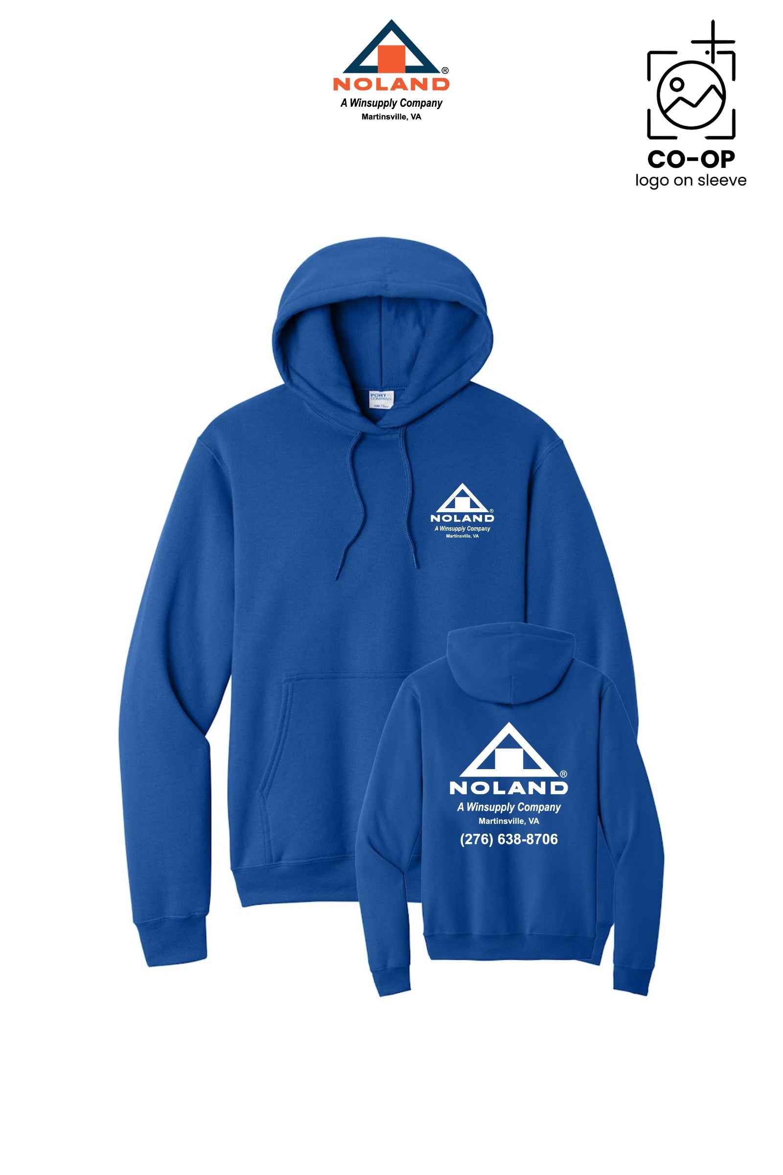 Port & Co™ Core Fleece Pullover Hooded Sweatshirt - Martinsville Noland