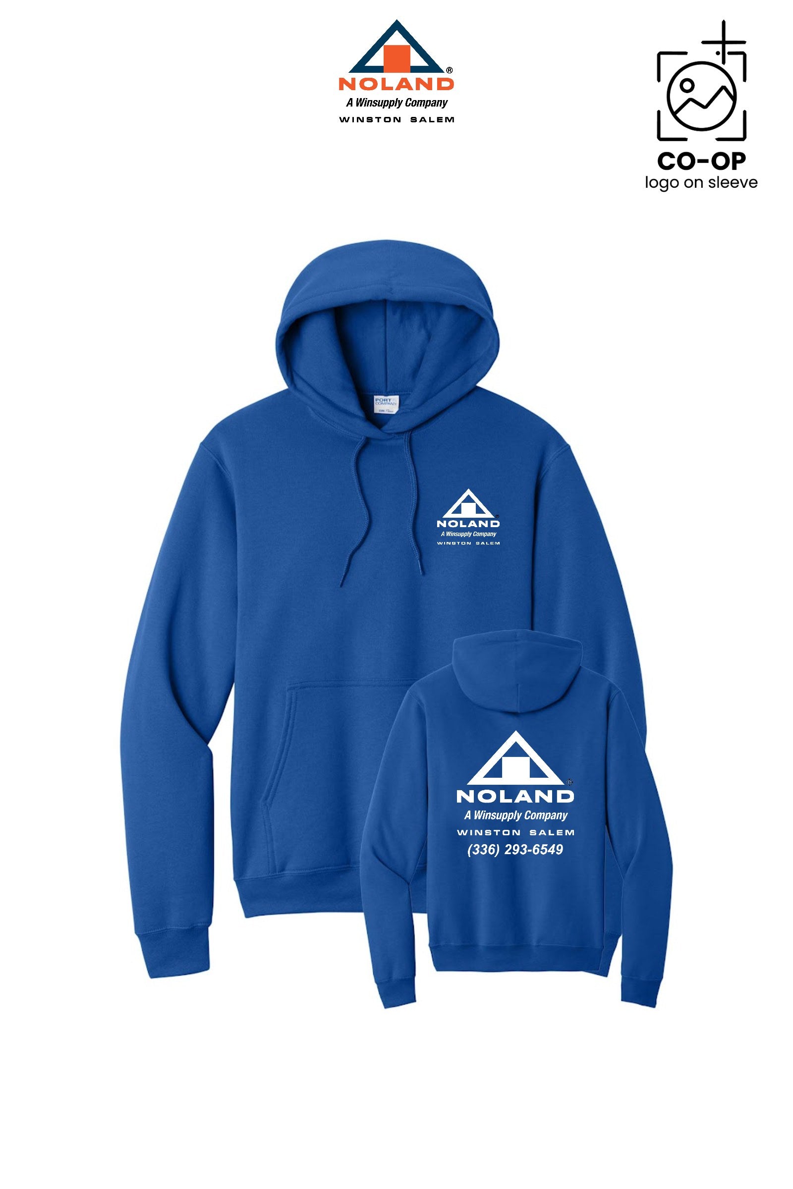 Port & Co™ Core Fleece Pullover Hooded Sweatshirt - Winston Salem Noland
