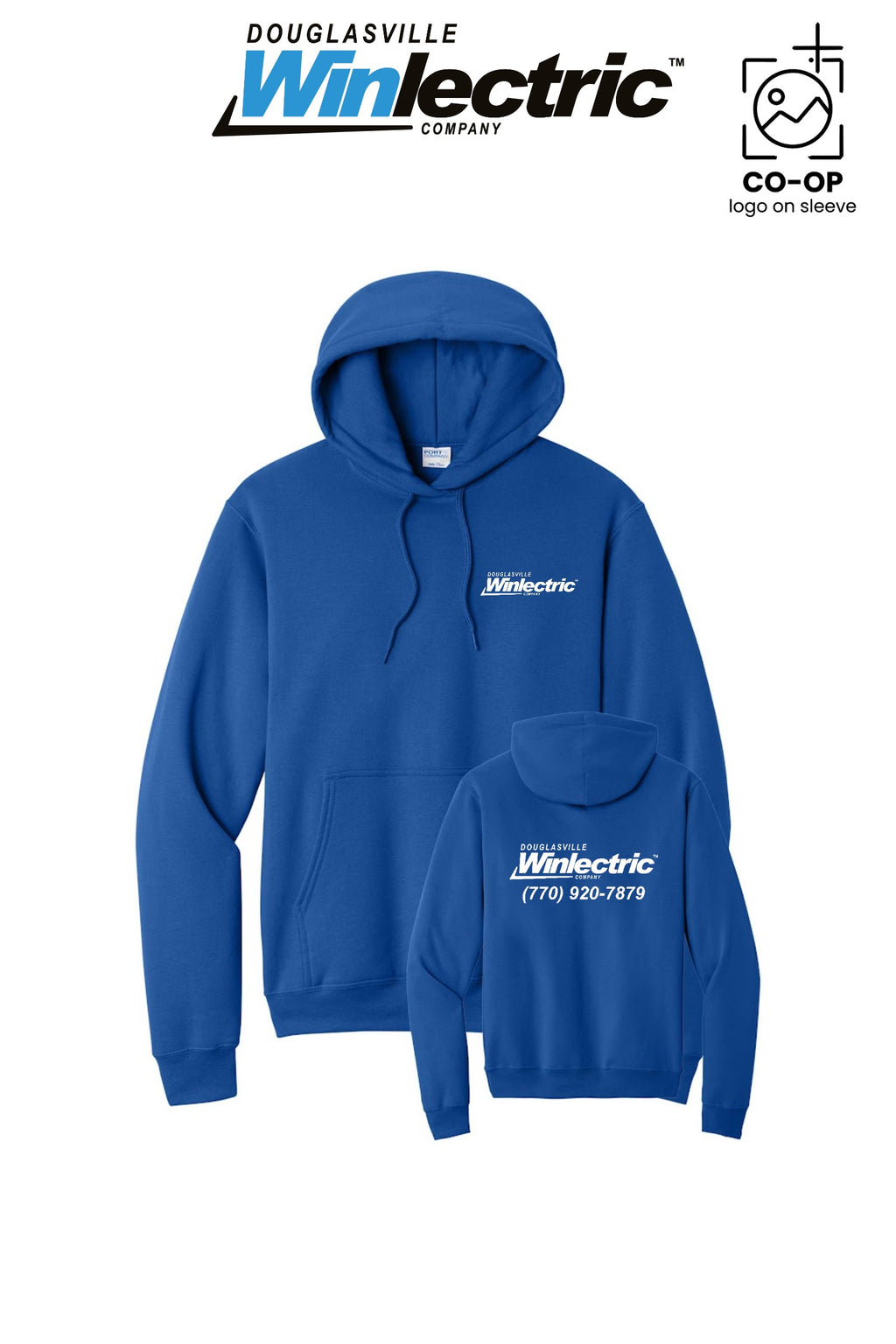 Port & Co™ Core Fleece Pullover Hooded Sweatshirt - Douglasville Winlectric