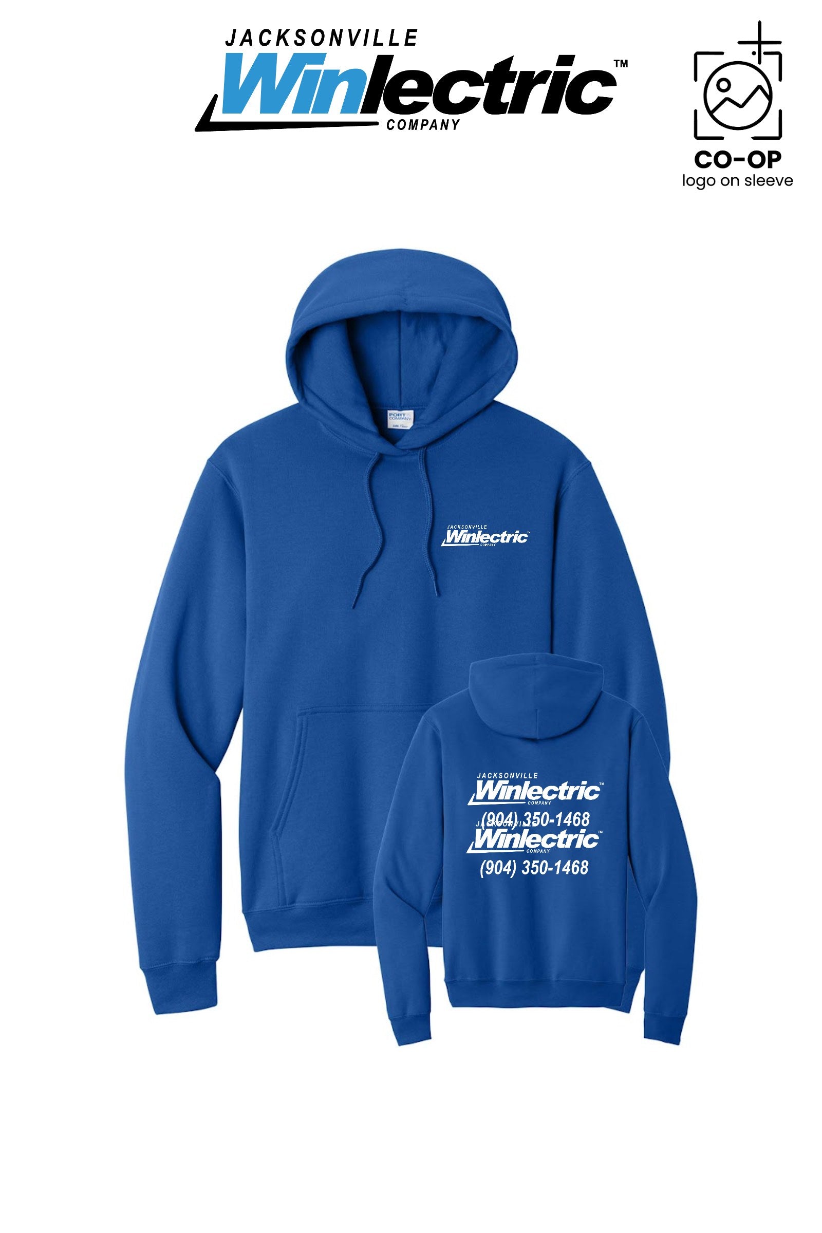 Port & Co™ Core Fleece Pullover Hooded Sweatshirt - Jacksonville Winlectric