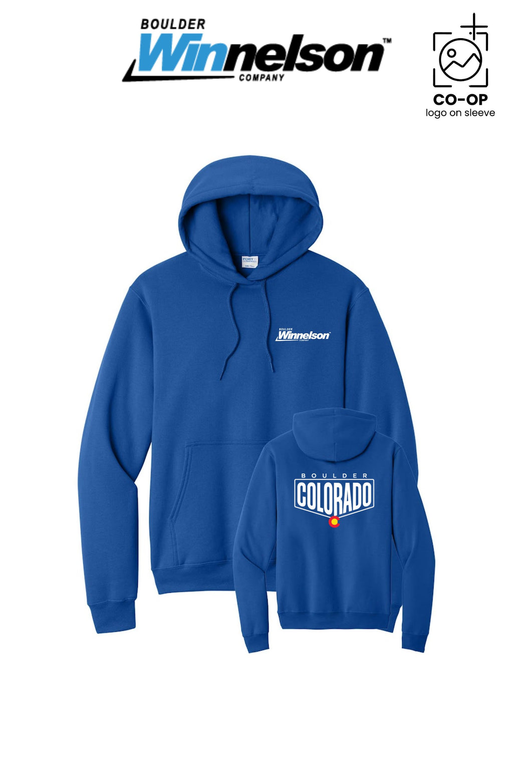 Port & Co™ Core Fleece Pullover Hooded Sweatshirt - Boulder Winnelson