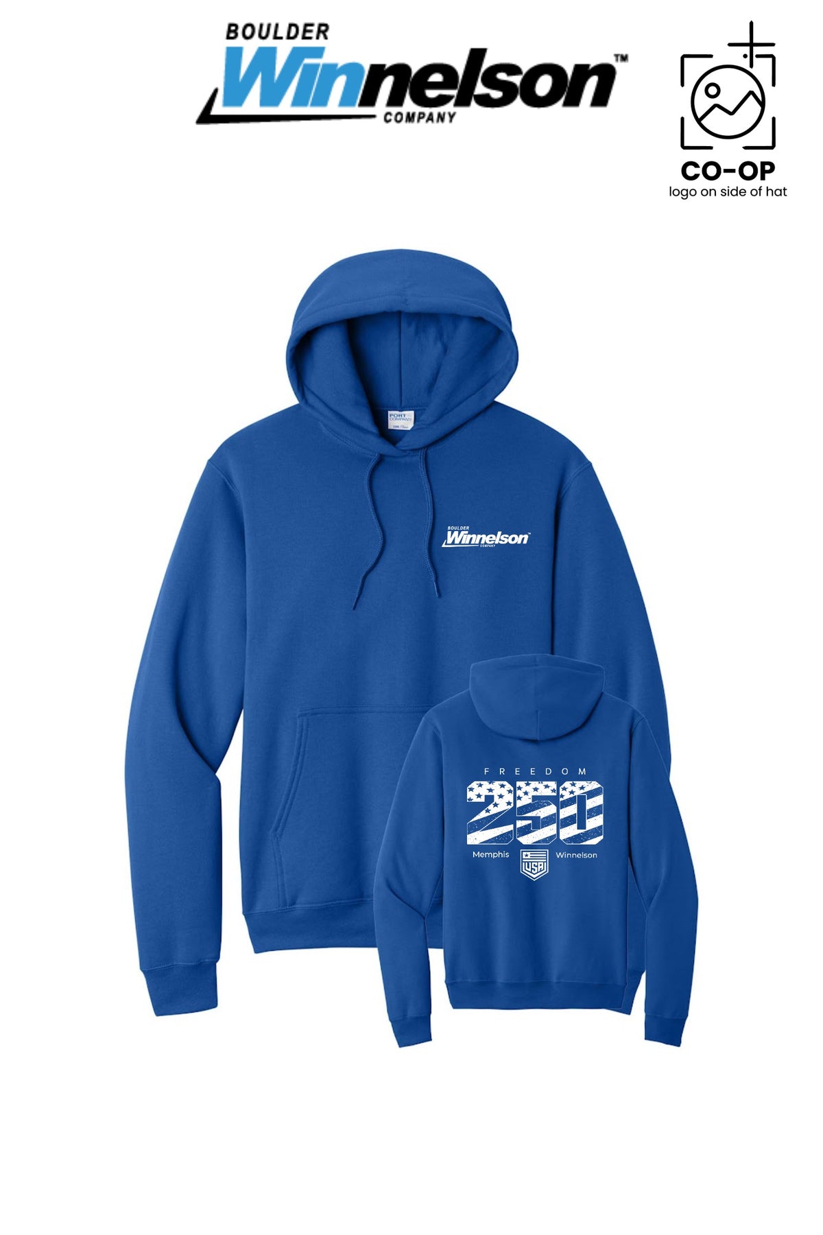 Port & Co™ Core Fleece Pullover Hooded Sweatshirt - Memphis Winnelson