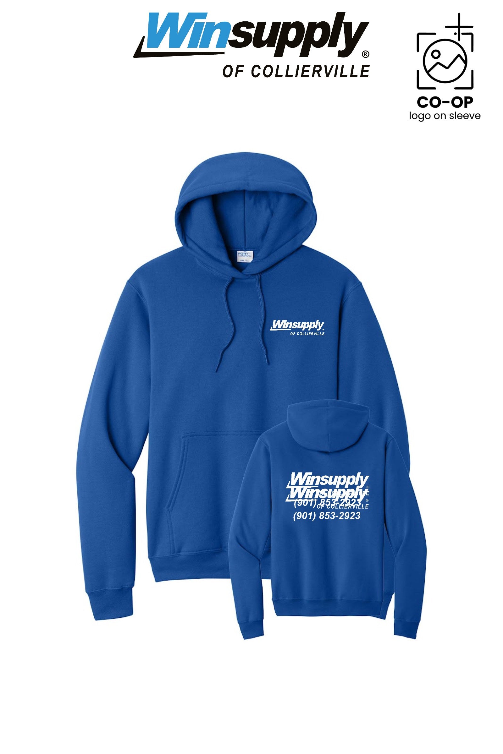 Port & Co™ Core Fleece Pullover Hooded Sweatshirt - Winston Salem Noland
