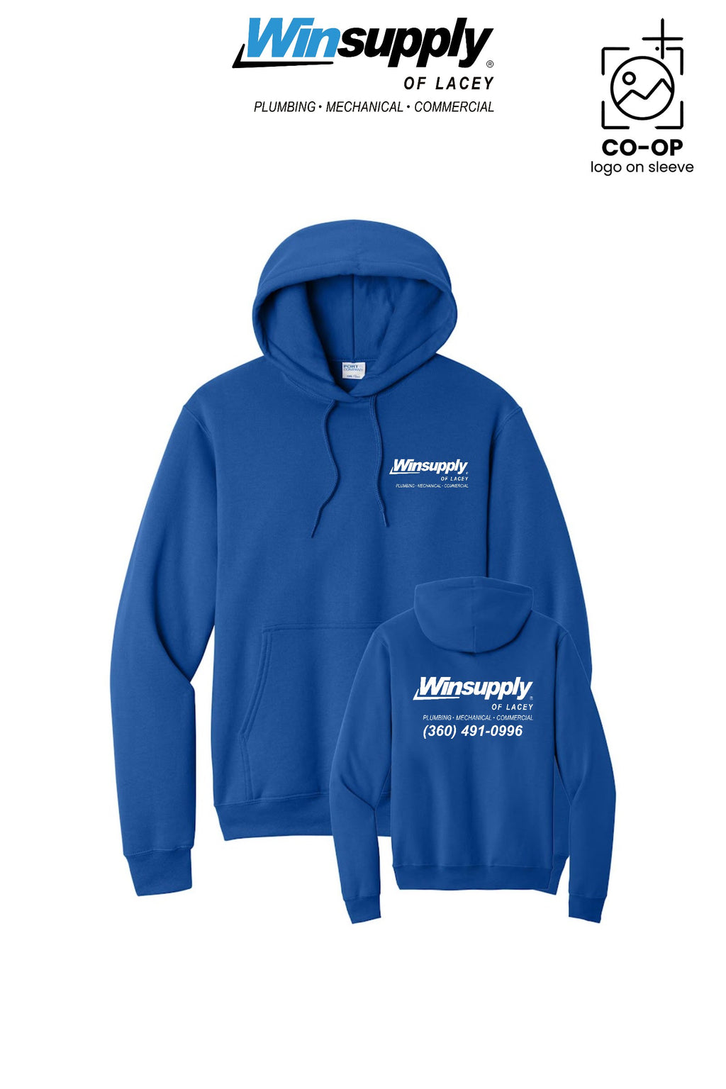 Port & Co™ Core Fleece Pullover Hooded Sweatshirt - Winsupply of Lacey