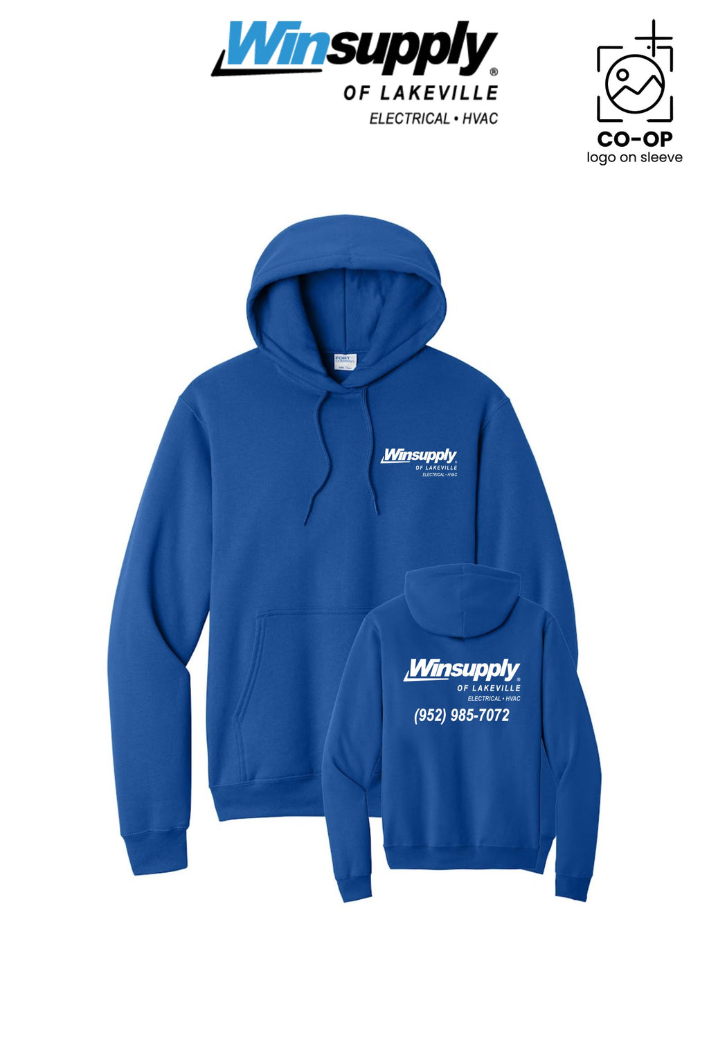 Port & Co™ Core Fleece Pullover Hooded Sweatshirt - Winsupply of Lakeville