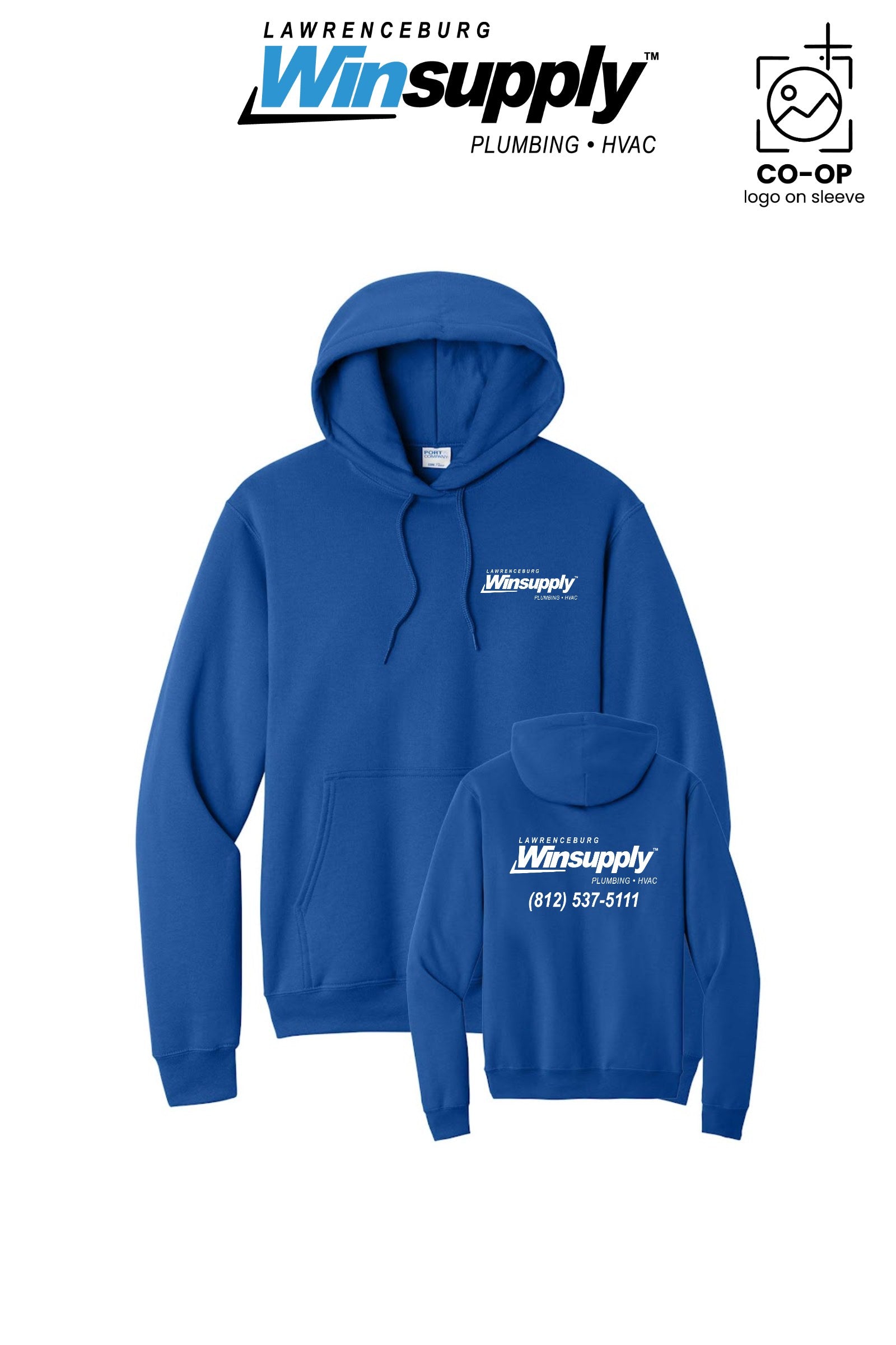 Port & Co™ Core Fleece Pullover Hooded Sweatshirt - Lawrenceburg Winsupply