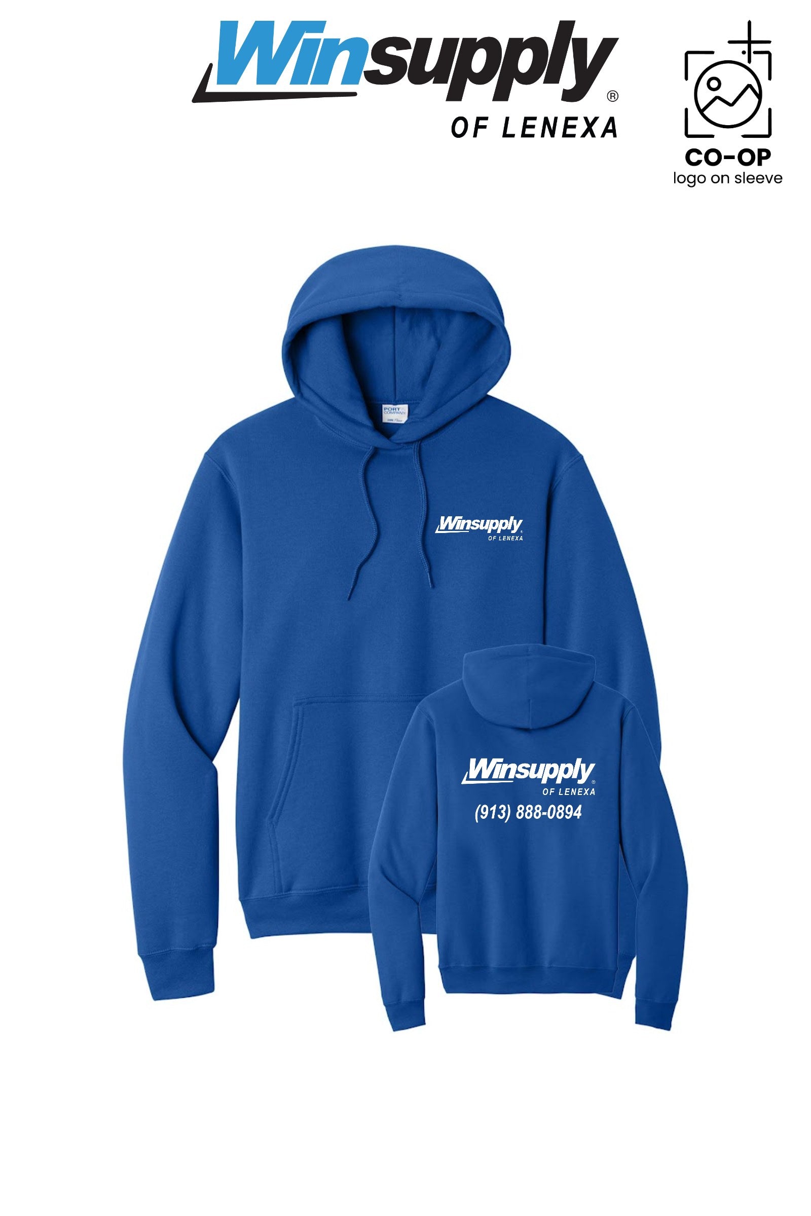 Port & Co™ Core Fleece Pullover Hooded Sweatshirt - Winsupply of Lenexa