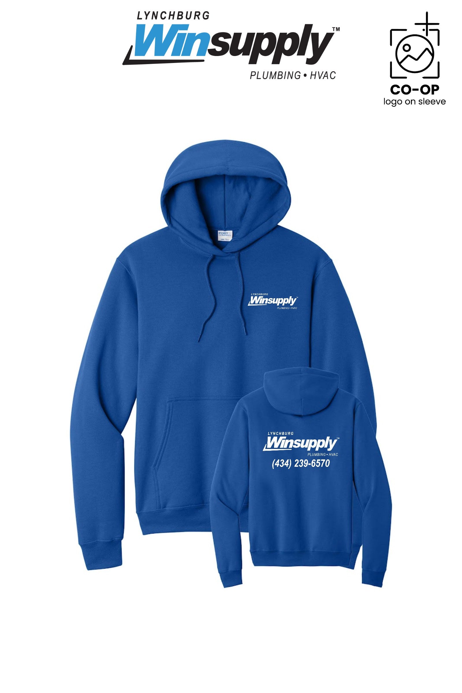 Port & Co™ Core Fleece Pullover Hooded Sweatshirt - Lynchburg Winsupply