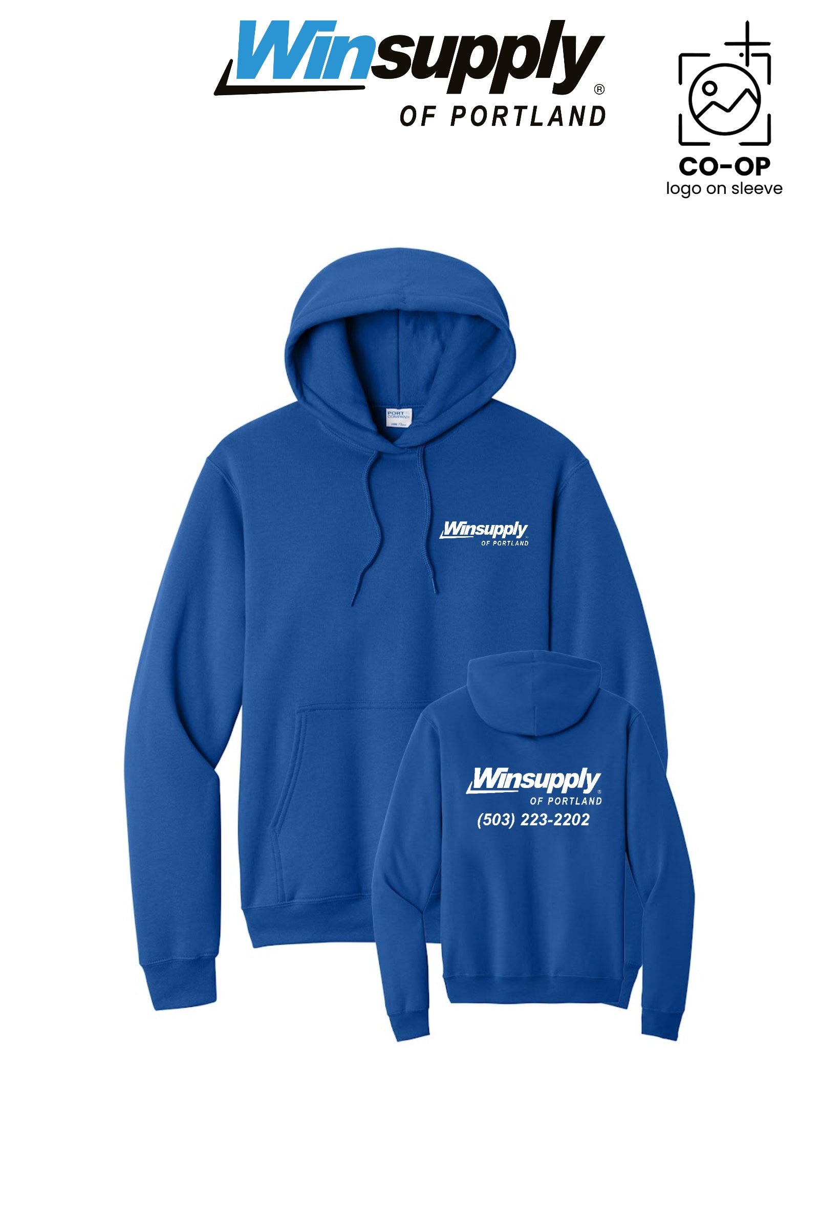 Port & Co™ Core Fleece Pullover Hooded Sweatshirt - Winsupply of Portland