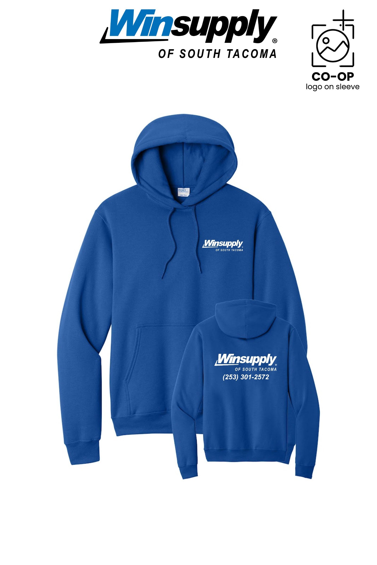 Port & Co™ Core Fleece Pullover Hooded Sweatshirt - Winsupply of South Tacoma