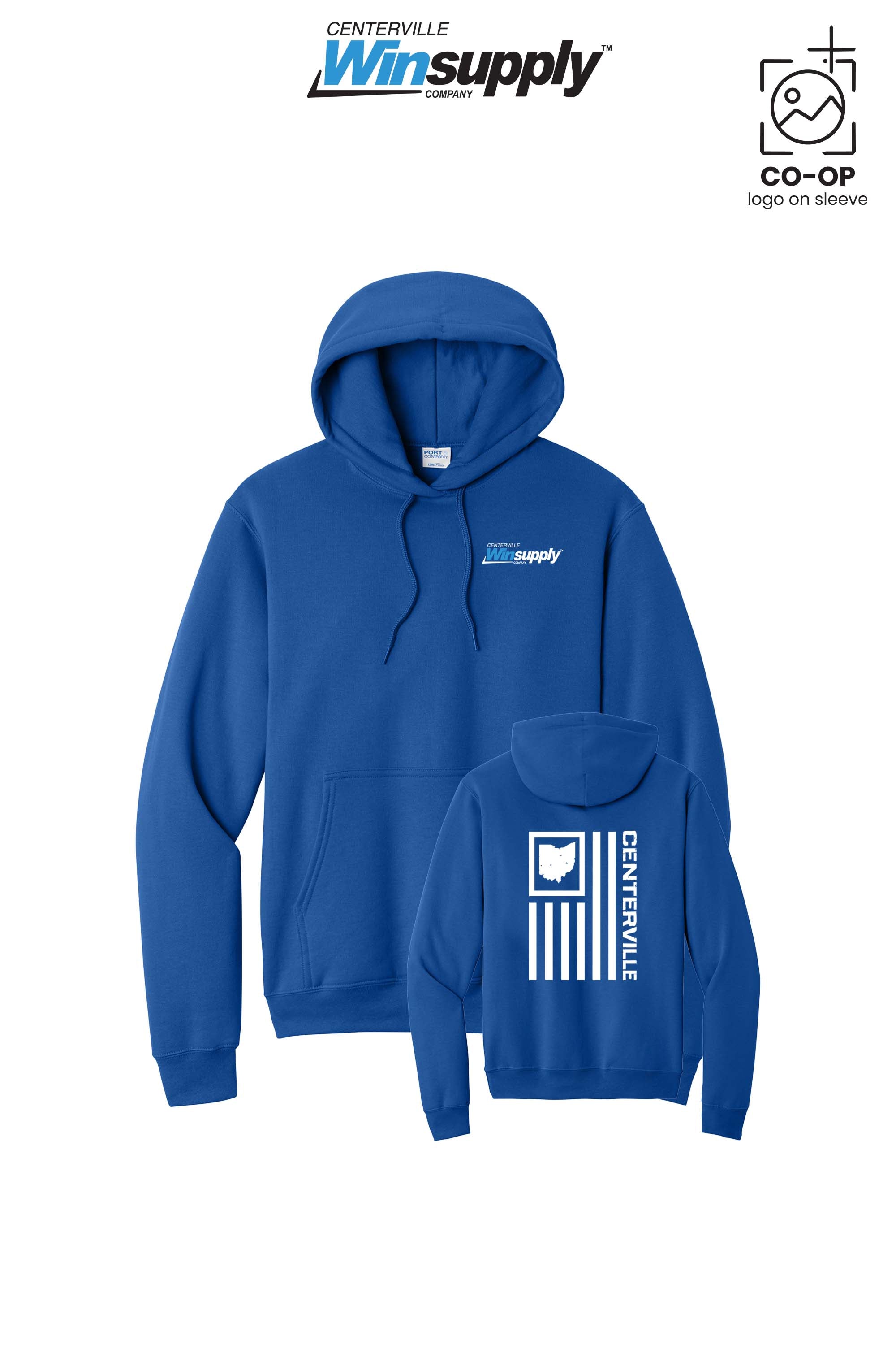 Port & Co™ Core Fleece Pullover Hooded Sweatshirt - Winsupply Centerville OH