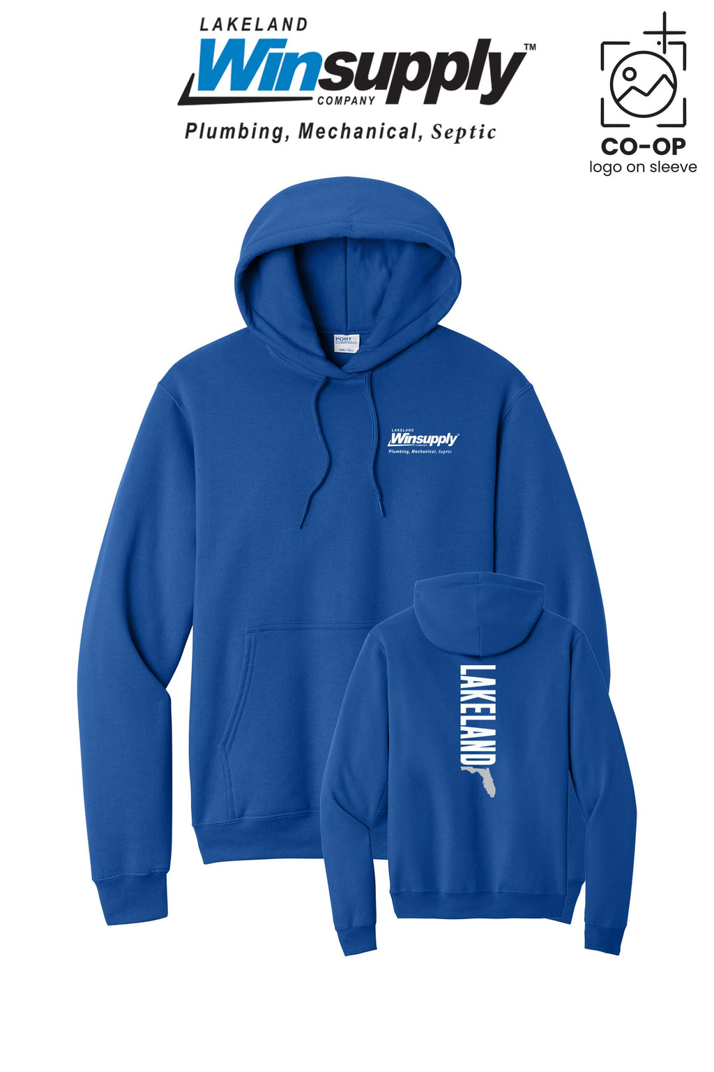 Port & Co™ Core Fleece Pullover Hooded Sweatshirt - Lakeland Winsupply