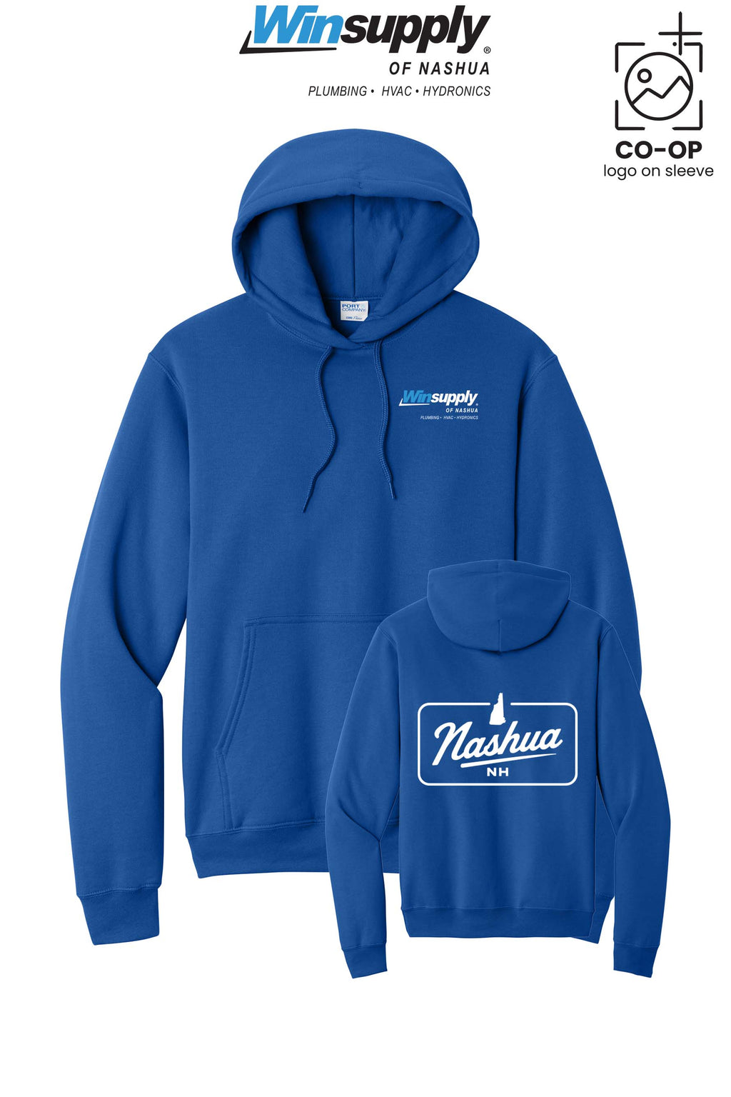 Port & Co™ Core Fleece Pullover Hooded Sweatshirt - Winsupply of Nashua