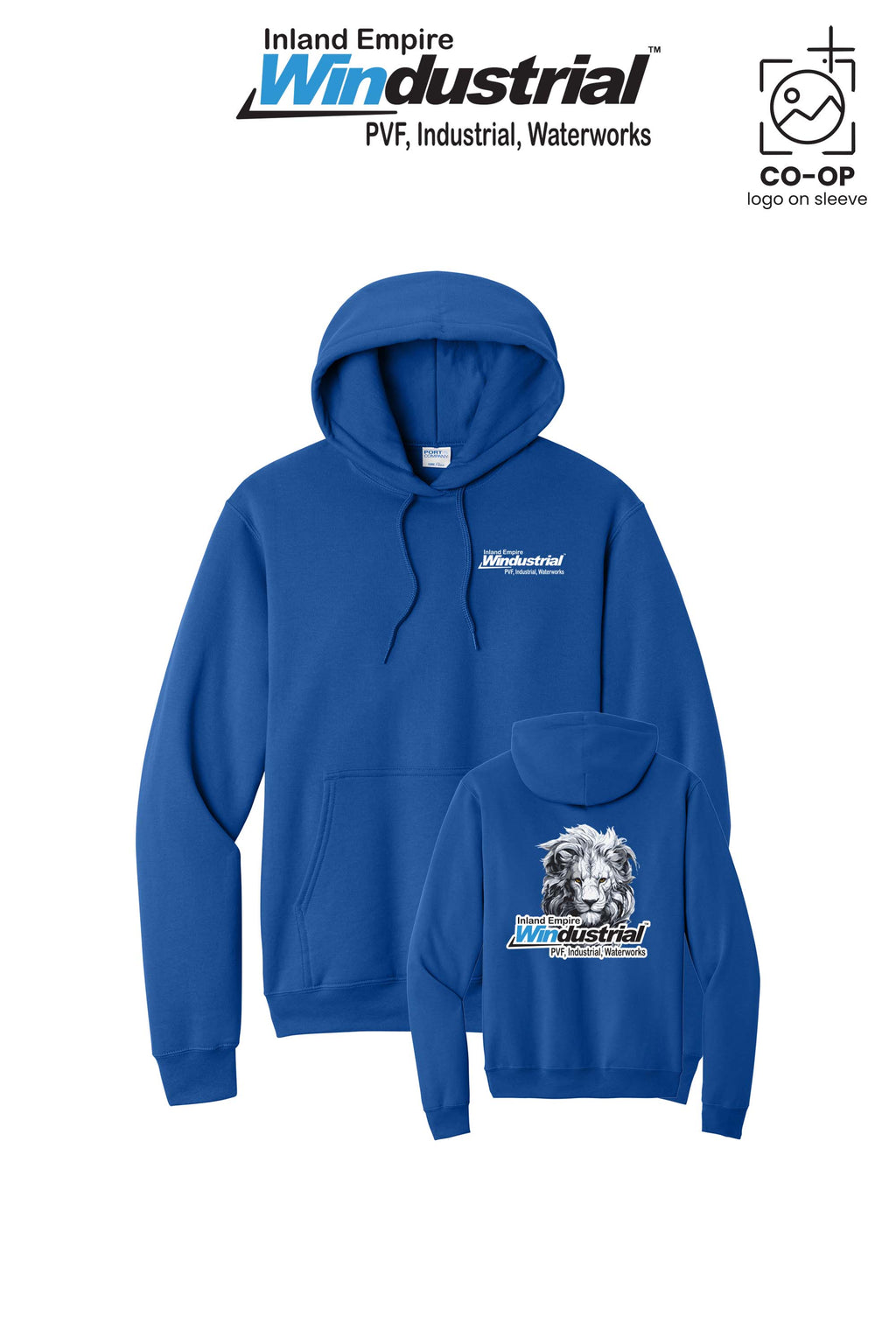 Port & Co™ Core Fleece Pullover Hooded Sweatshirt - Inland Empire Windustrial