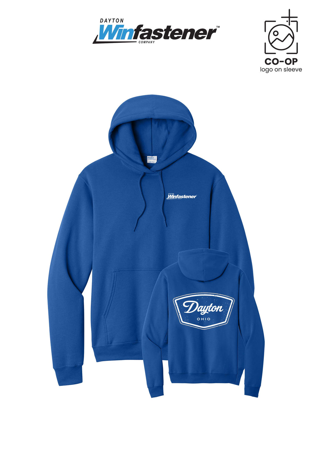 Port & Co™ Core Fleece Pullover Hooded Sweatshirt - Dayton Winfastener