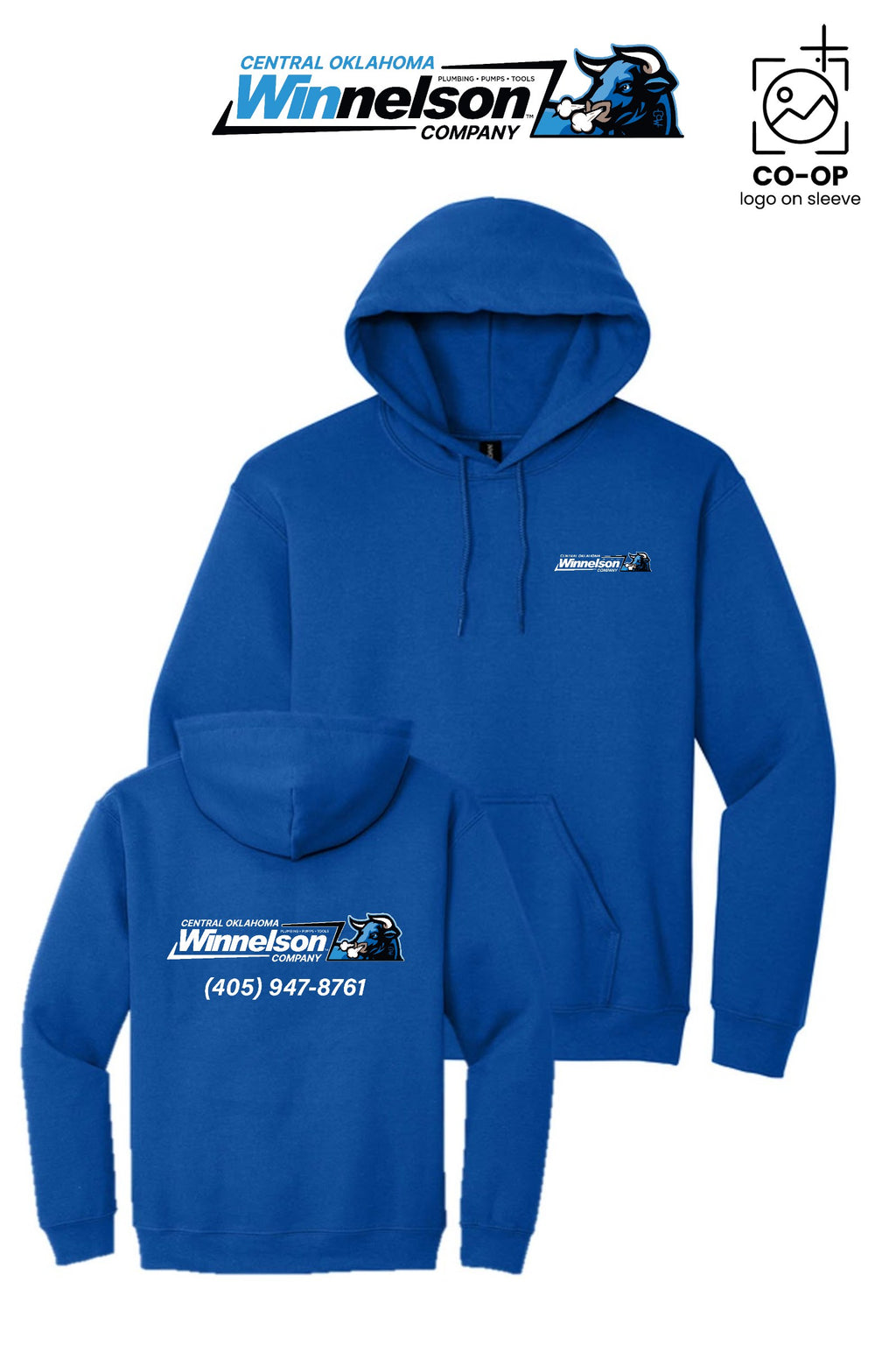 Port & Co™ Core Fleece Pullover Hooded Sweatshirt - Winnelson Central Oklahoma