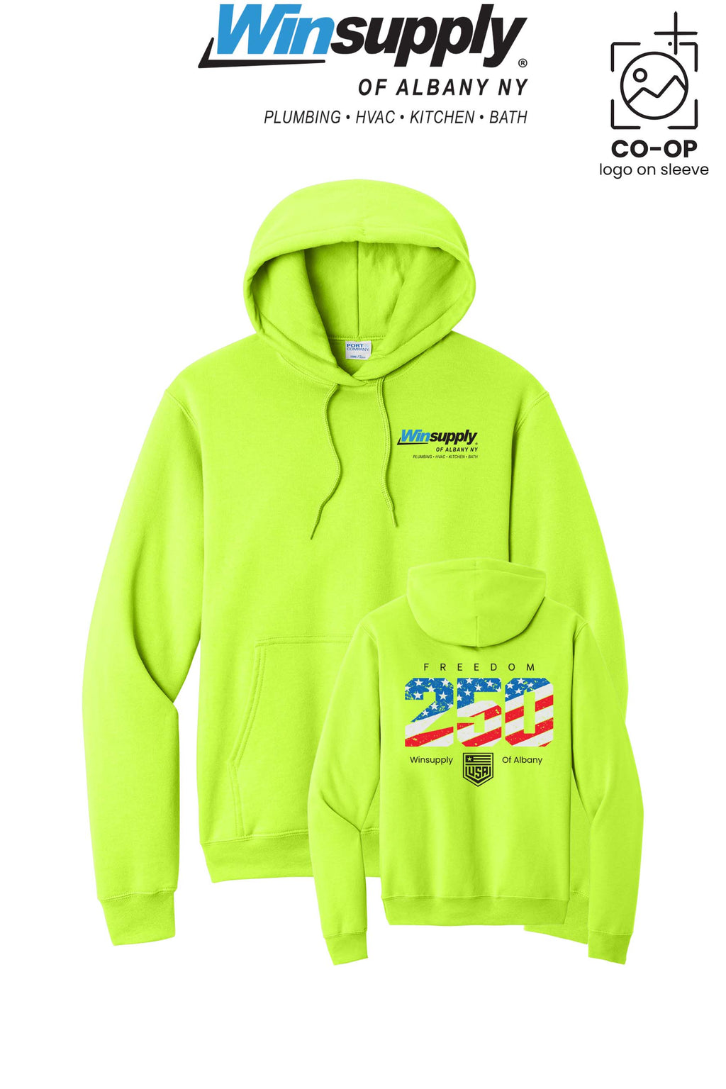 Port & Co™ Core Fleece Pullover Hooded Sweatshirt - Winsupply of Albany NY
