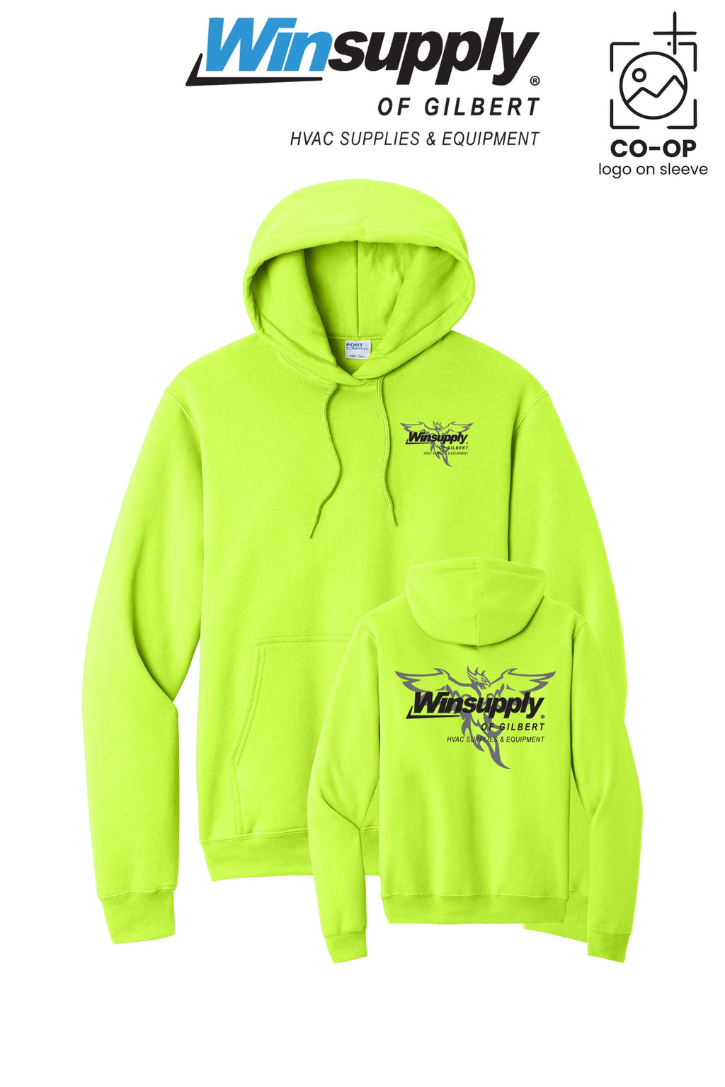 Port & Co™ Core Fleece Pullover Hooded Sweatshirt - Winsupply of Gilbert