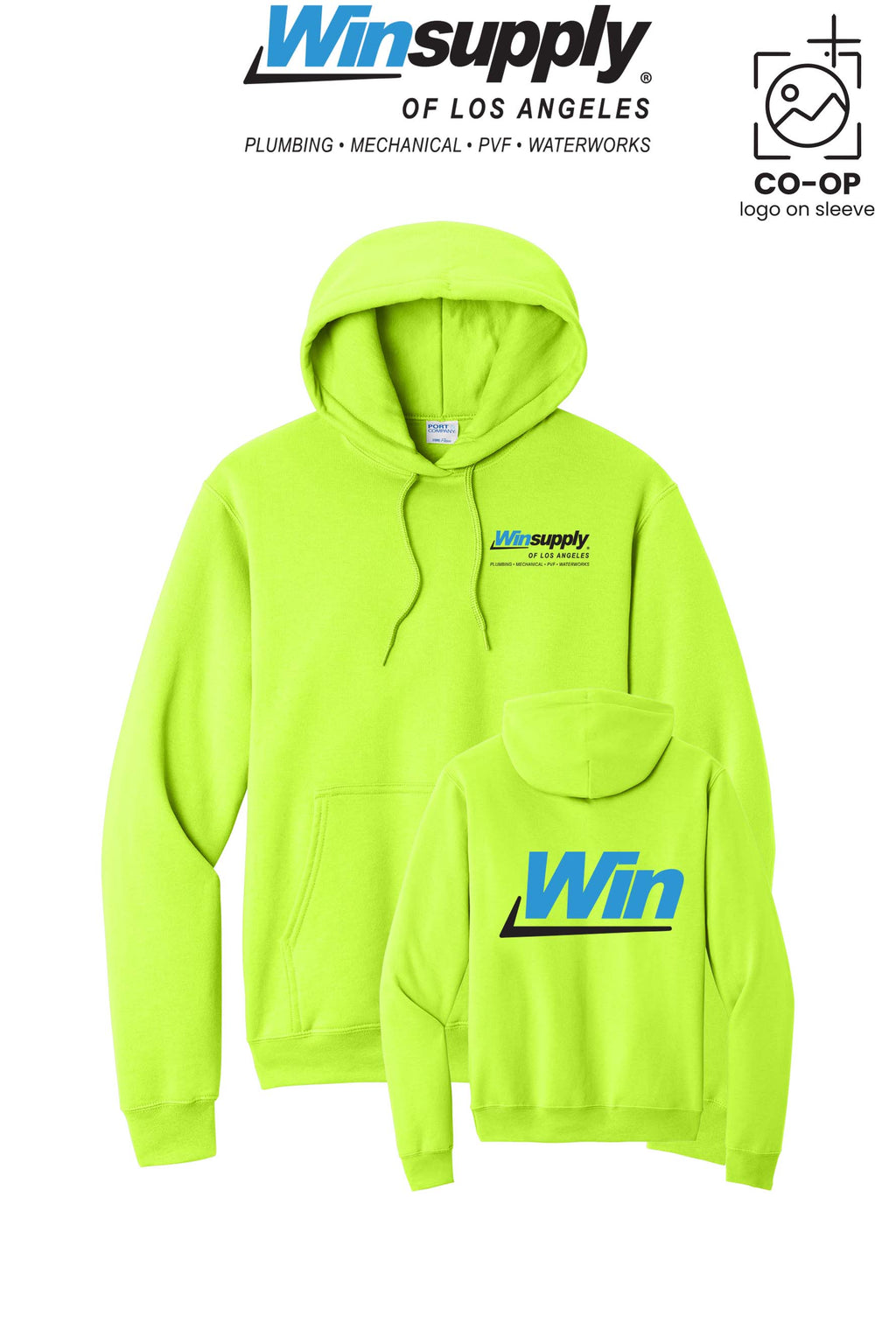 Port & Co™ Core Fleece Pullover Hooded Sweatshirt - Winsupply of Los Angeles