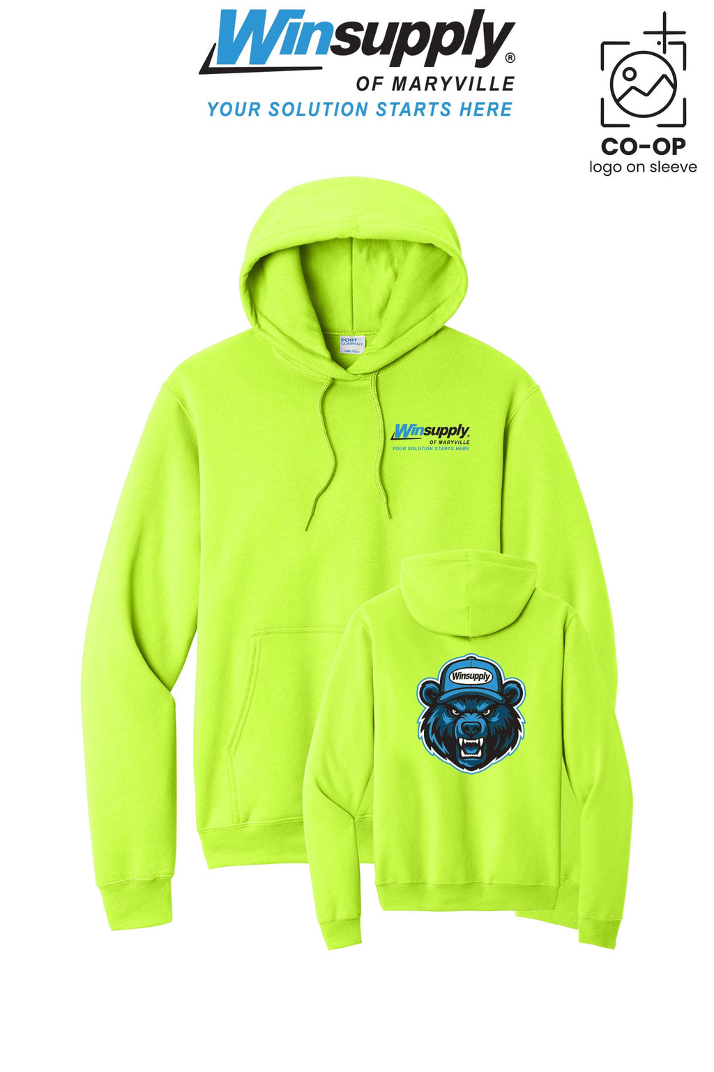Port & Co™ Core Fleece Pullover Hooded Sweatshirt - Winsupply of Maryville