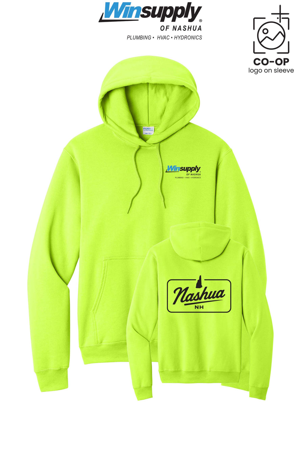 Port & Co™ Core Fleece Pullover Hooded Sweatshirt - Winsupply of Nashua