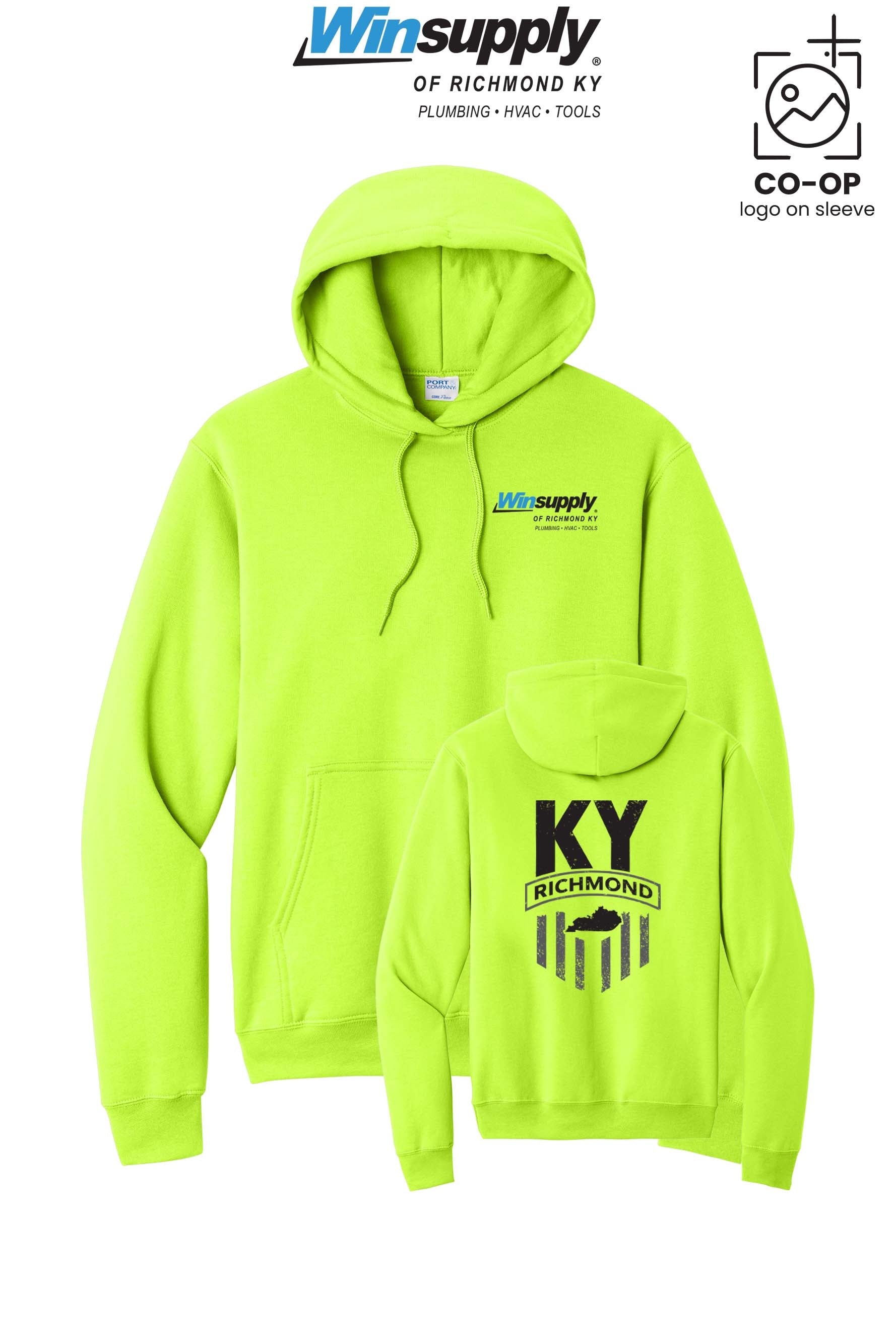 Port & Co™ Core Fleece Pullover Hooded Sweatshirt - Winsupply of Richmond KY