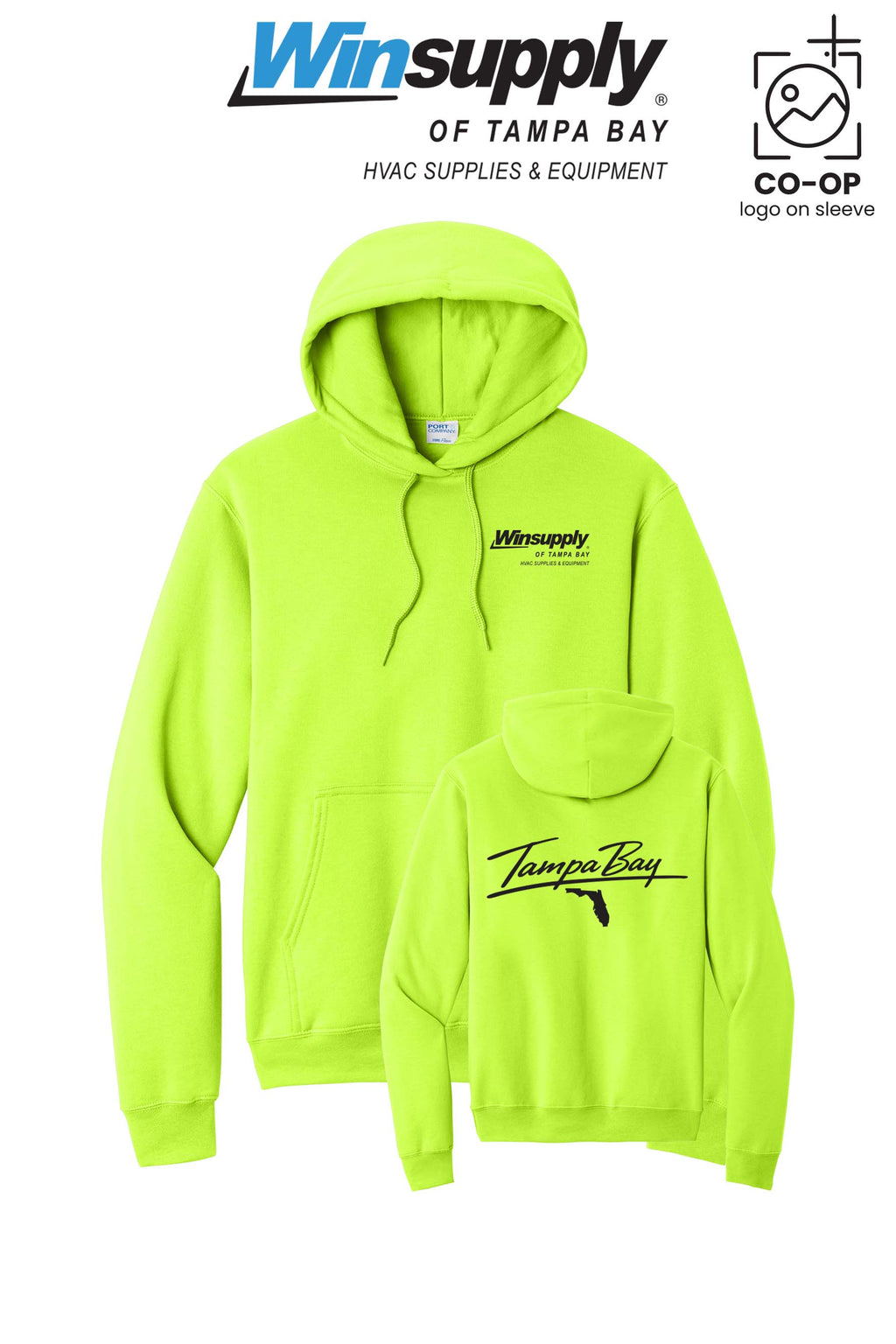 Port & Co™ Core Fleece Pullover Hooded Sweatshirt - Winsupply of Tampa Bay