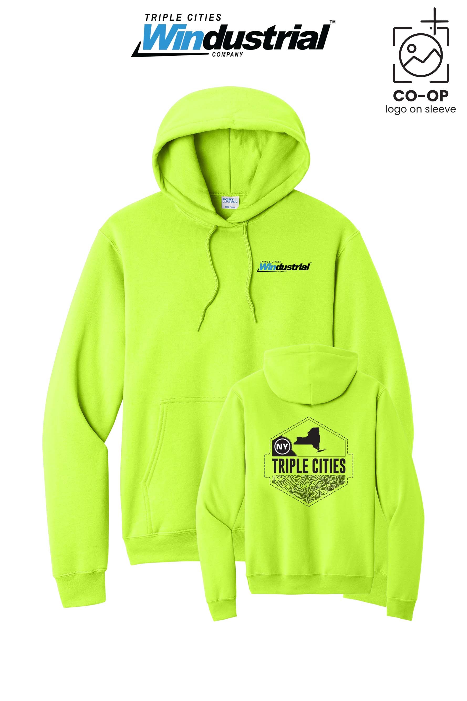 Port & Co™ Core Fleece Pullover Hooded Sweatshirt - Windustrial Triple Cities