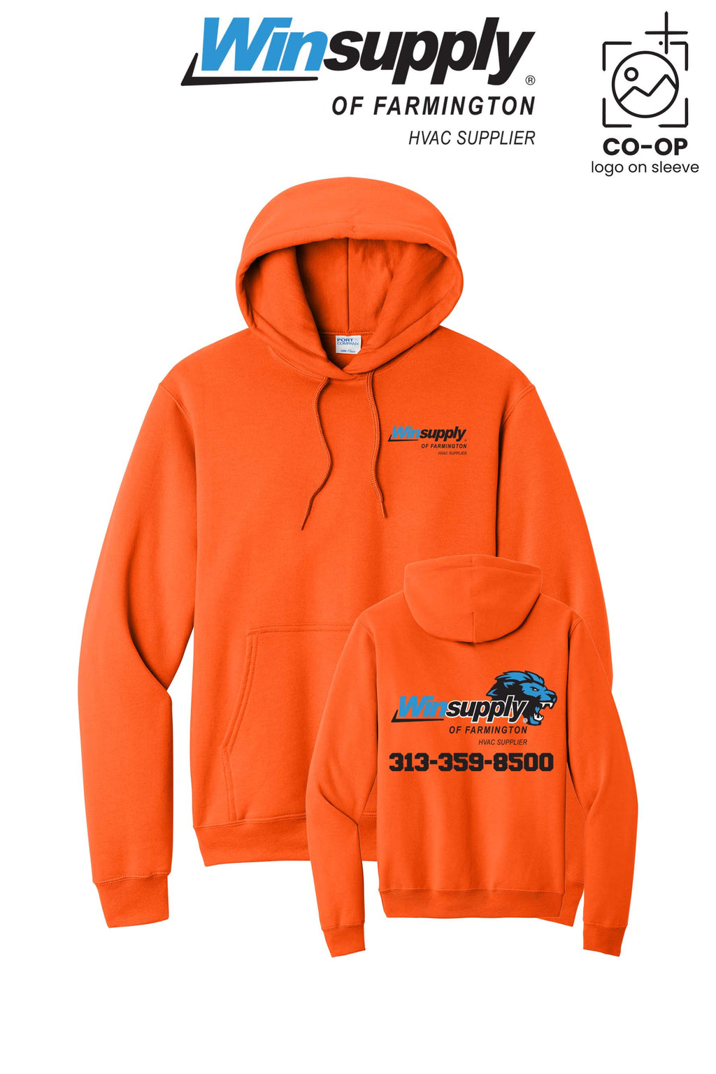 Port & Co™ Core Fleece Pullover Hooded Sweatshirt - Winsupply of Farmington