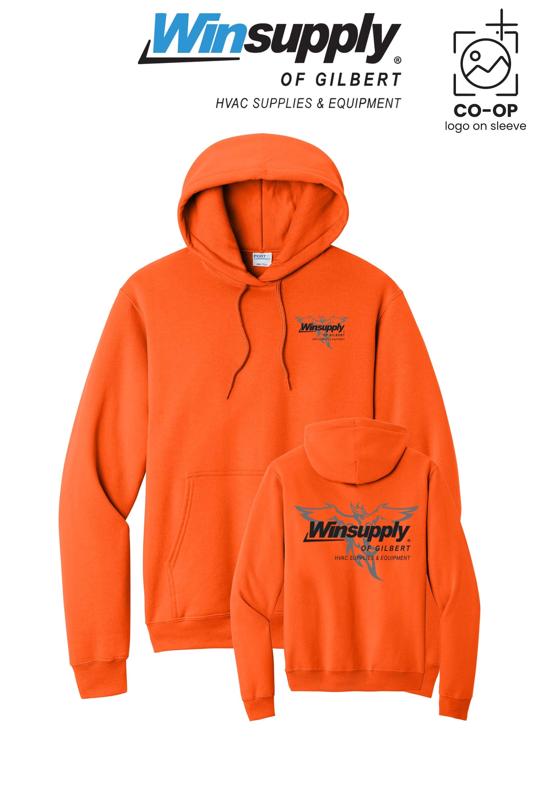 Port & Co™ Core Fleece Pullover Hooded Sweatshirt - Winsupply of Gilbert