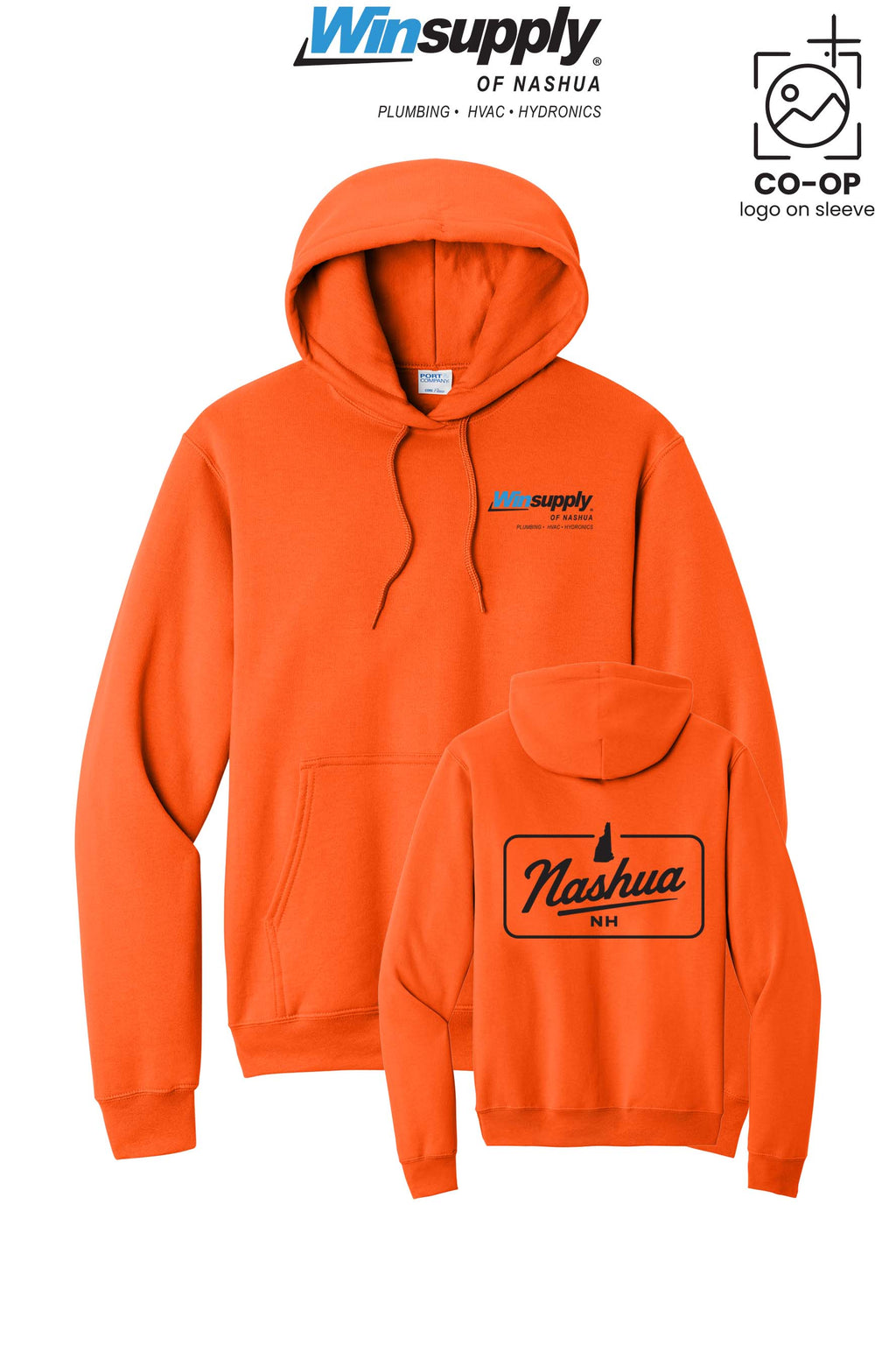 Port & Co™ Core Fleece Pullover Hooded Sweatshirt - Winsupply of Nashua