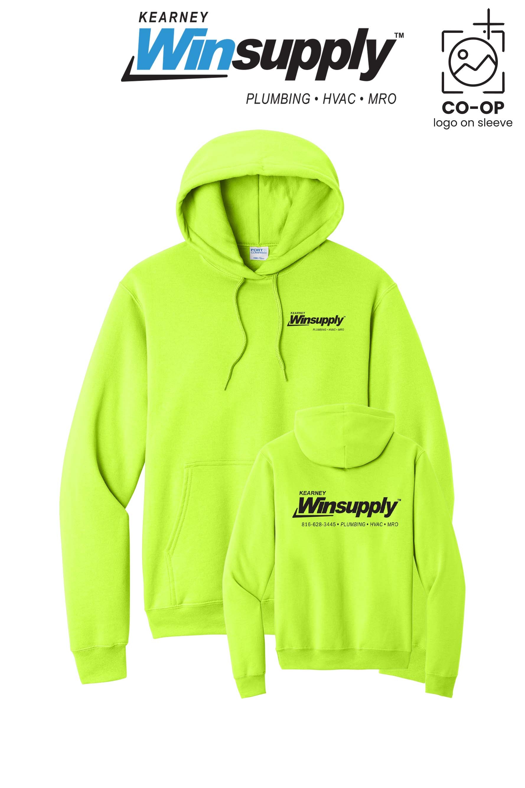 Port & Co™ Core Fleece Pullover Hooded Sweatshirt - Kearney Winsupply