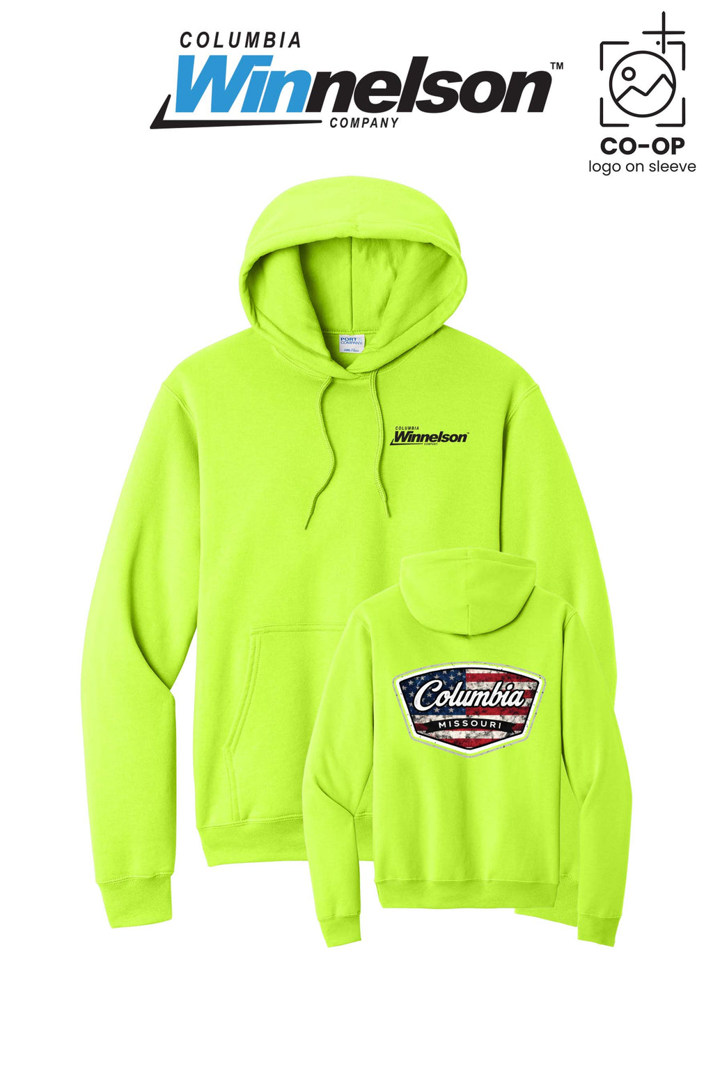 Port & Co™ Core Fleece Pullover Hooded Sweatshirt - Columbia MO Winnelson