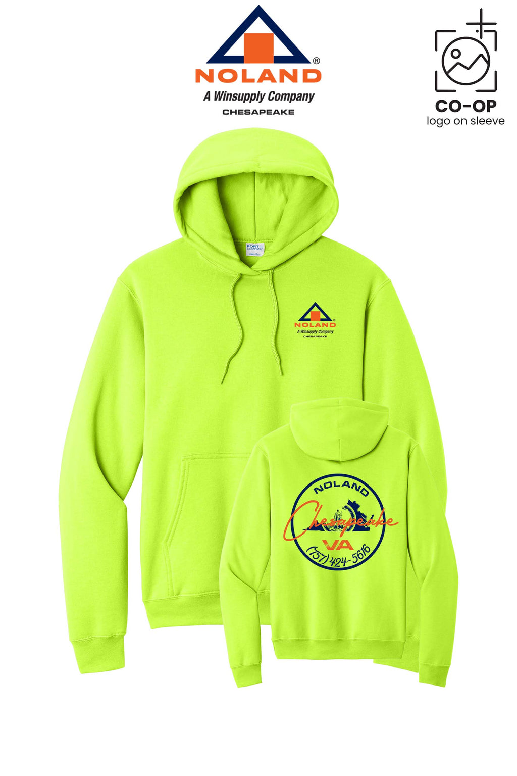 Port & Co™ Core Fleece Pullover Hooded Sweatshirt - Noland Company Chesapeake
