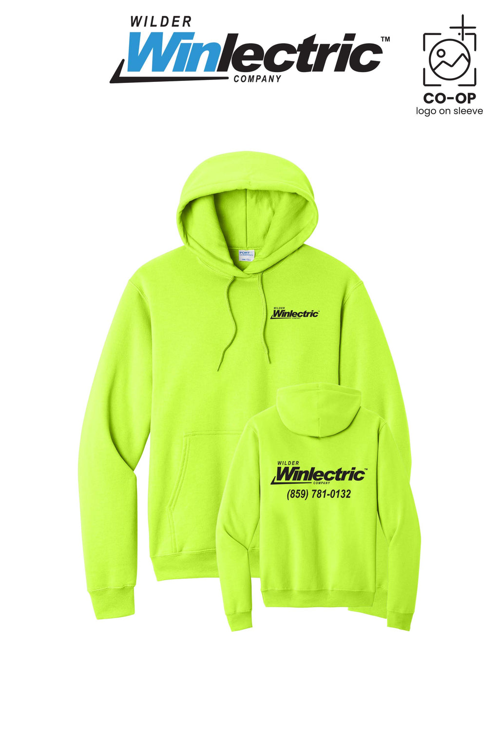 Port & Co™ Core Fleece Pullover Hooded Sweatshirt - Wilder Winlectric