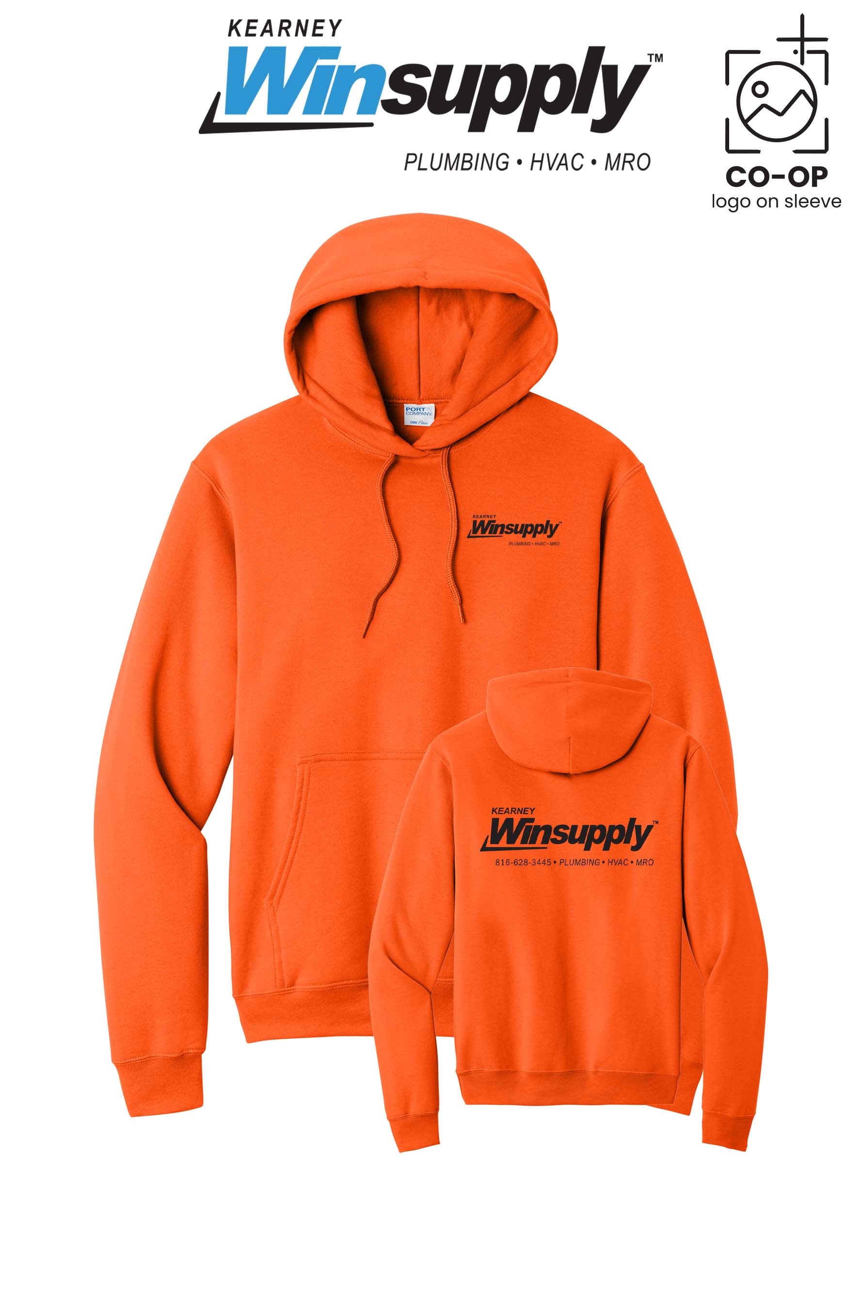 Port & Co™ Core Fleece Pullover Hooded Sweatshirt - Kearney Winsupply