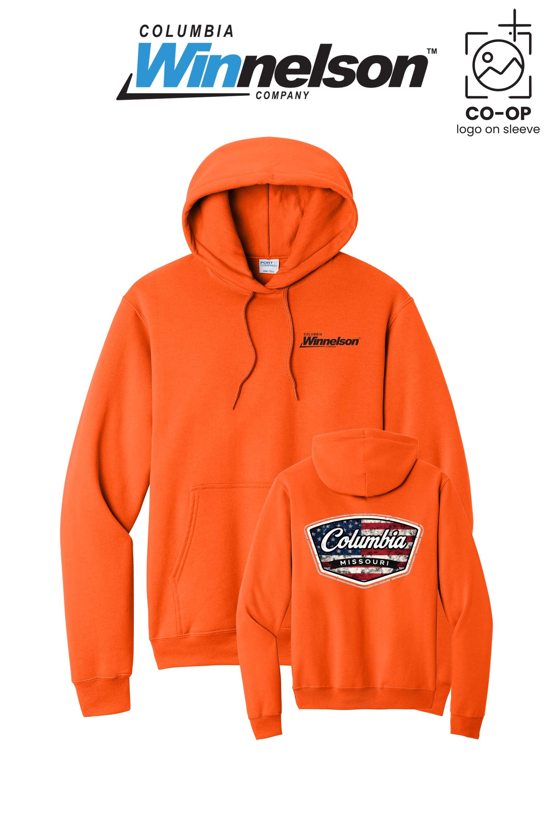 Port & Co™ Core Fleece Pullover Hooded Sweatshirt - Columbia MO Winnelson