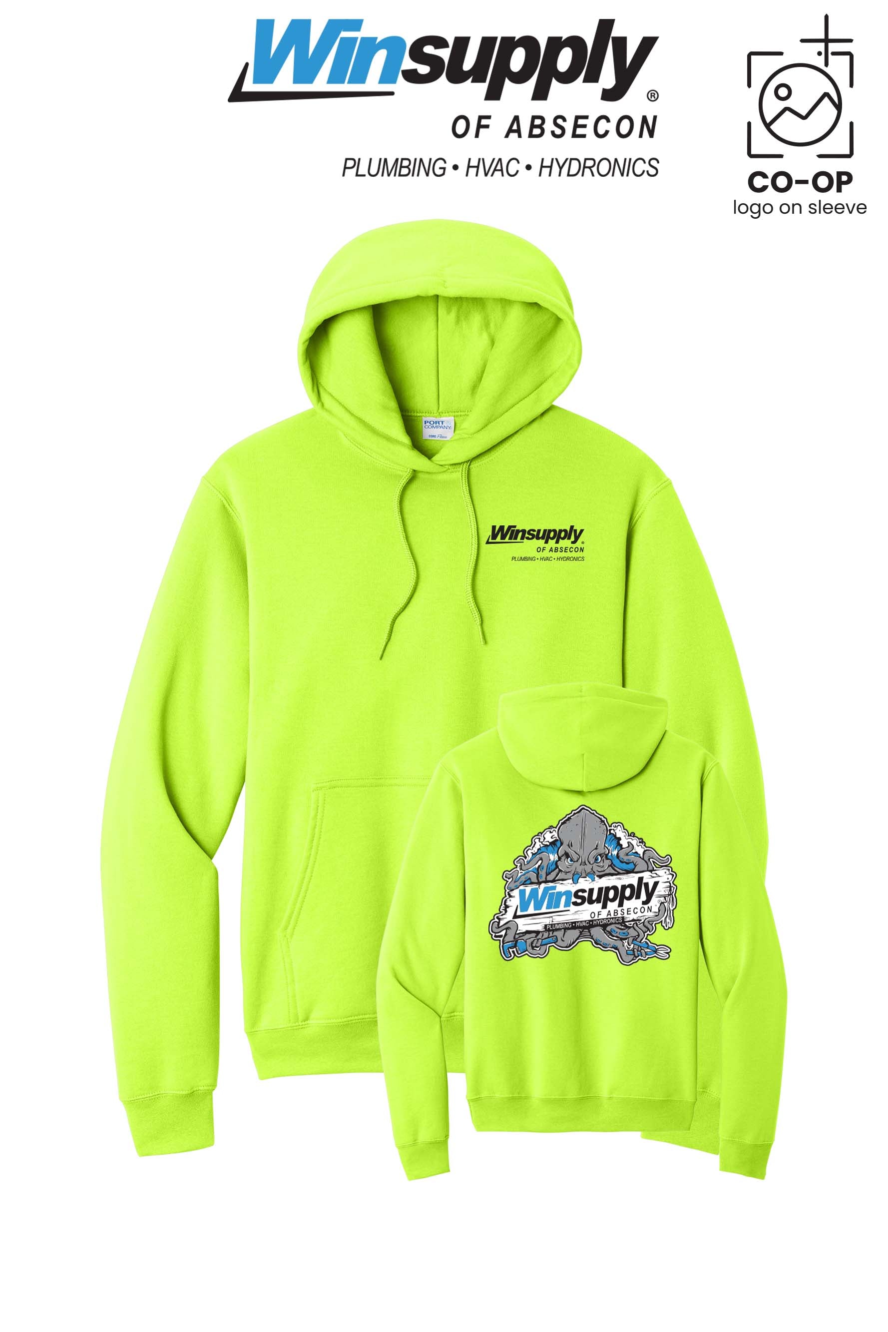 Port & Co™ Core Fleece Pullover Hooded Sweatshirt - Winsupply of Absecon