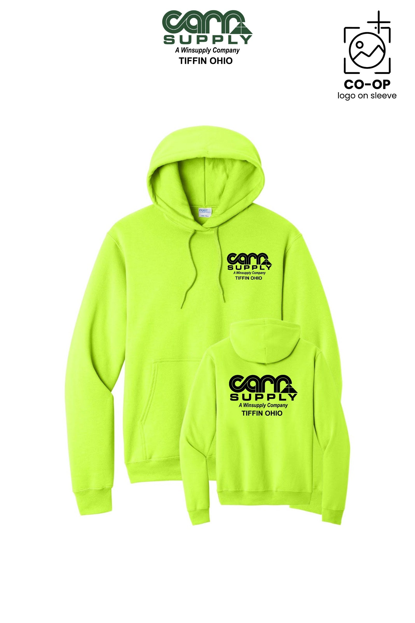 Port & Co™ Core Fleece Pullover Hooded Sweatshirt - Carr Supply - Tiffin