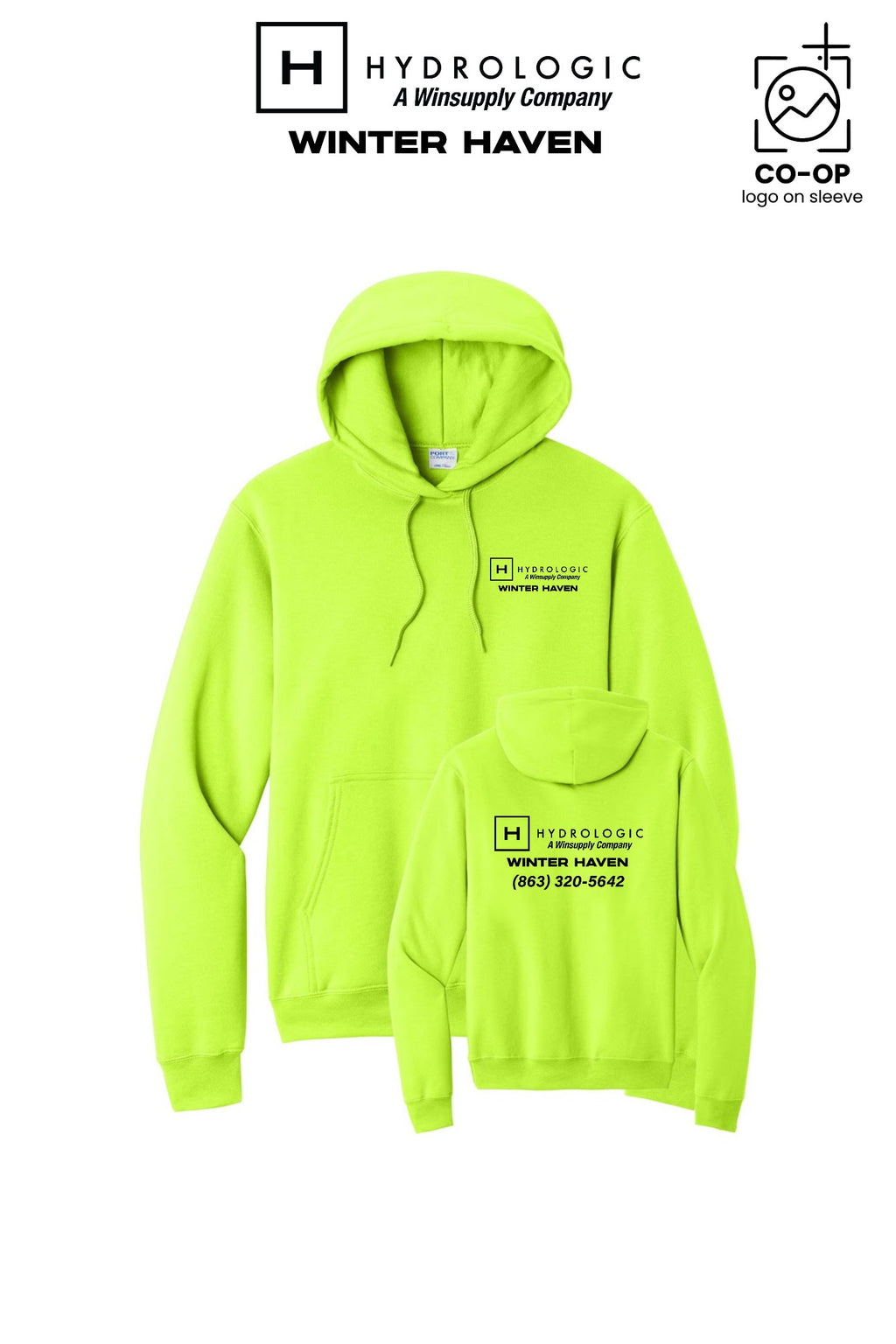 Port & Co™ Core Fleece Pullover Hooded Sweatshirt - Winsupply of Winter Haven