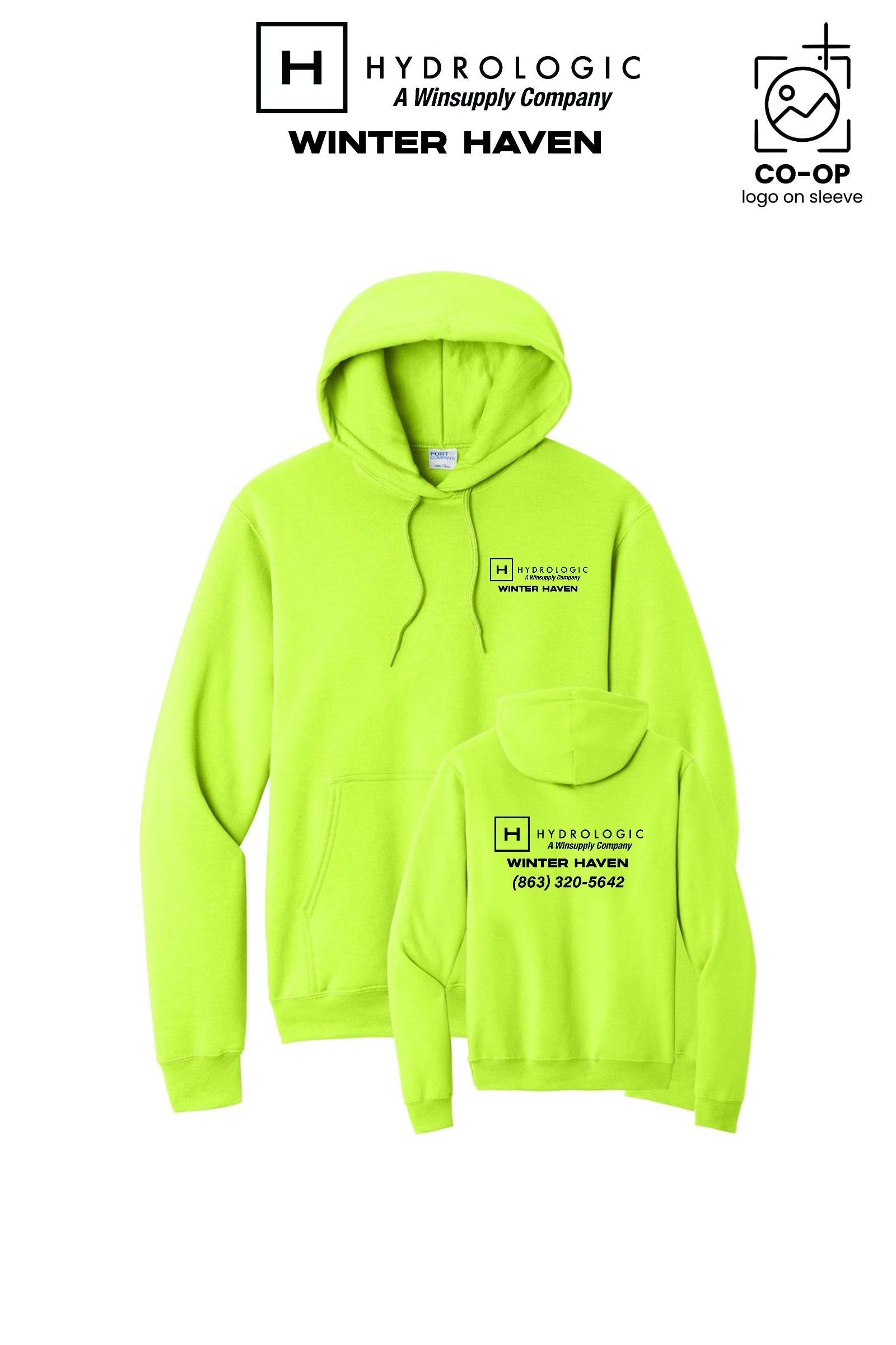 Port & Co™ Core Fleece Pullover Hooded Sweatshirt - Winsupply of Winter Haven