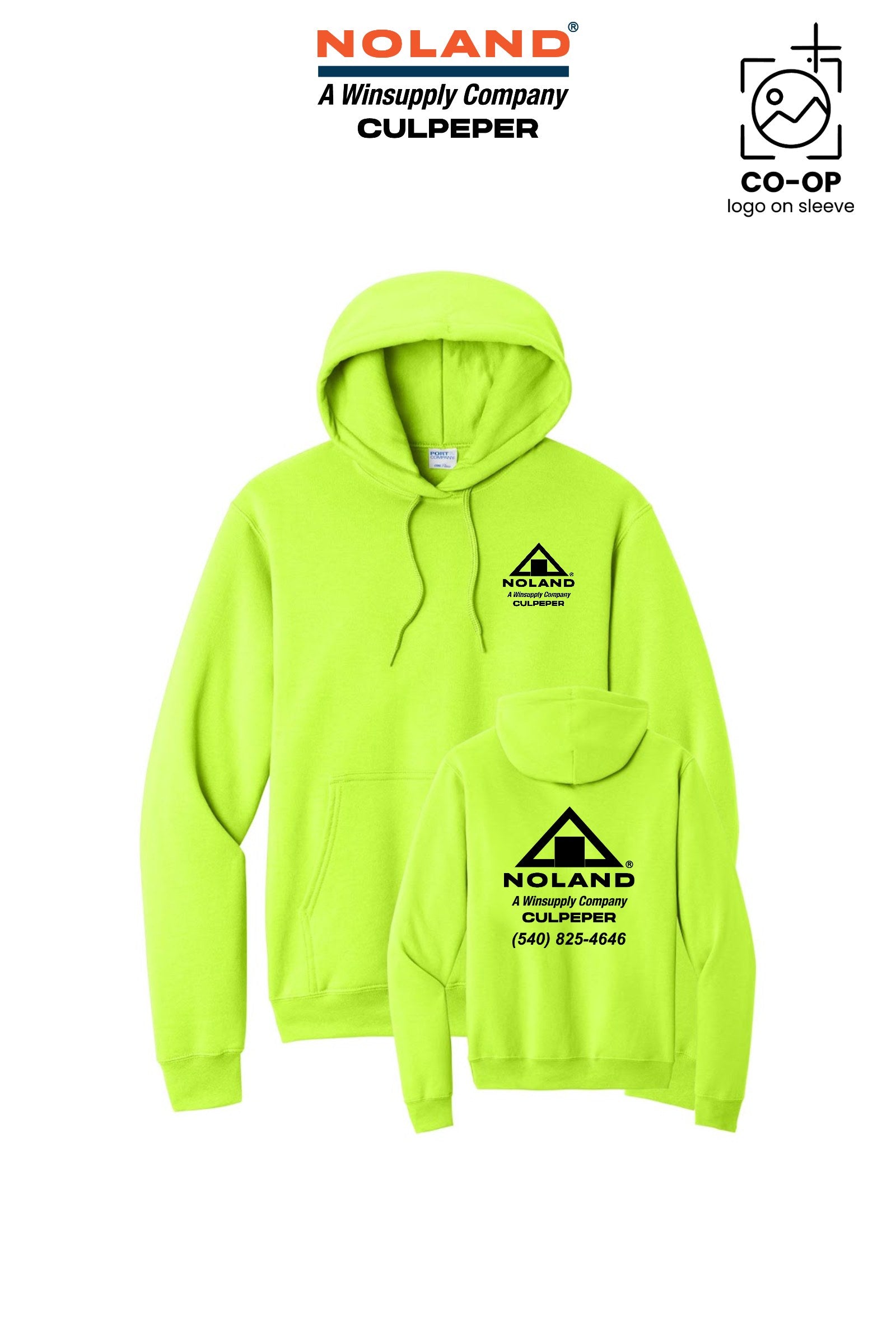 Port & Co™ Core Fleece Pullover Hooded Sweatshirt - Culpeper Noland