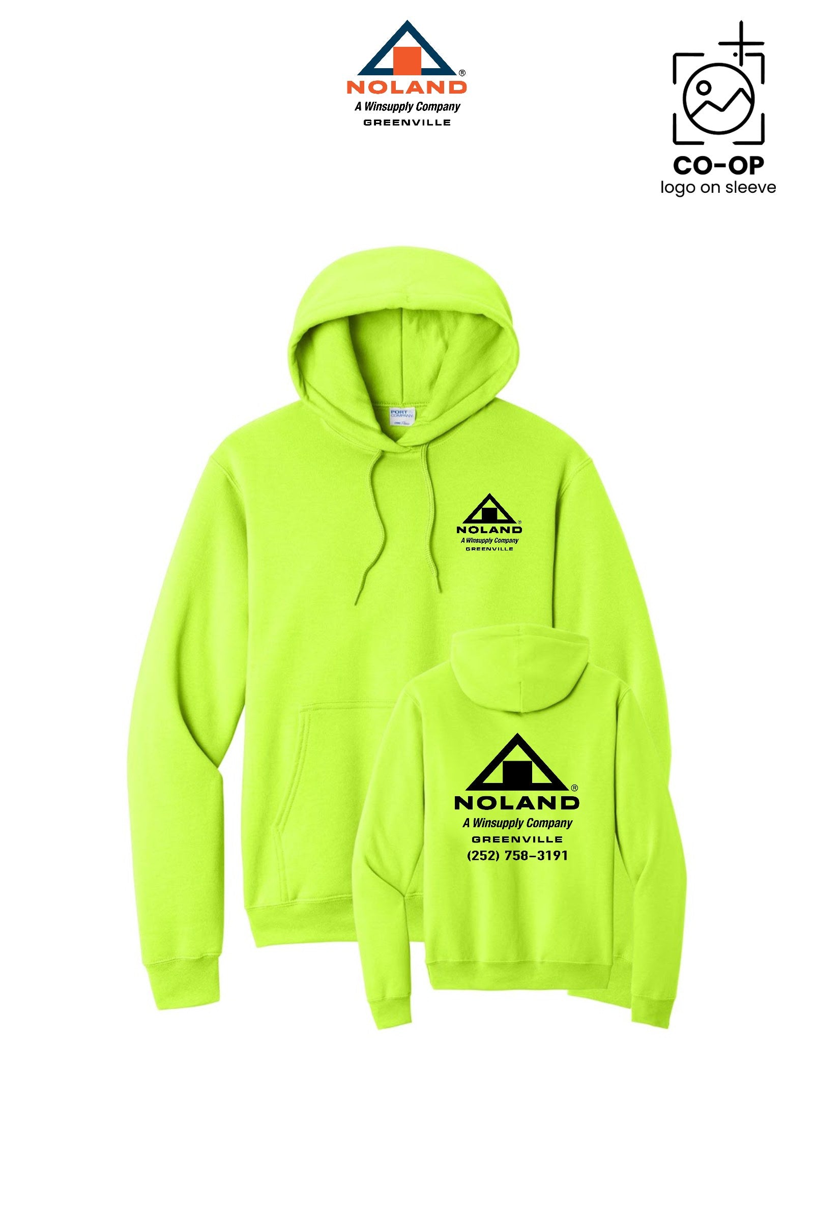 Port & Co™ Core Fleece Pullover Hooded Sweatshirt - Greenville Noland Co.