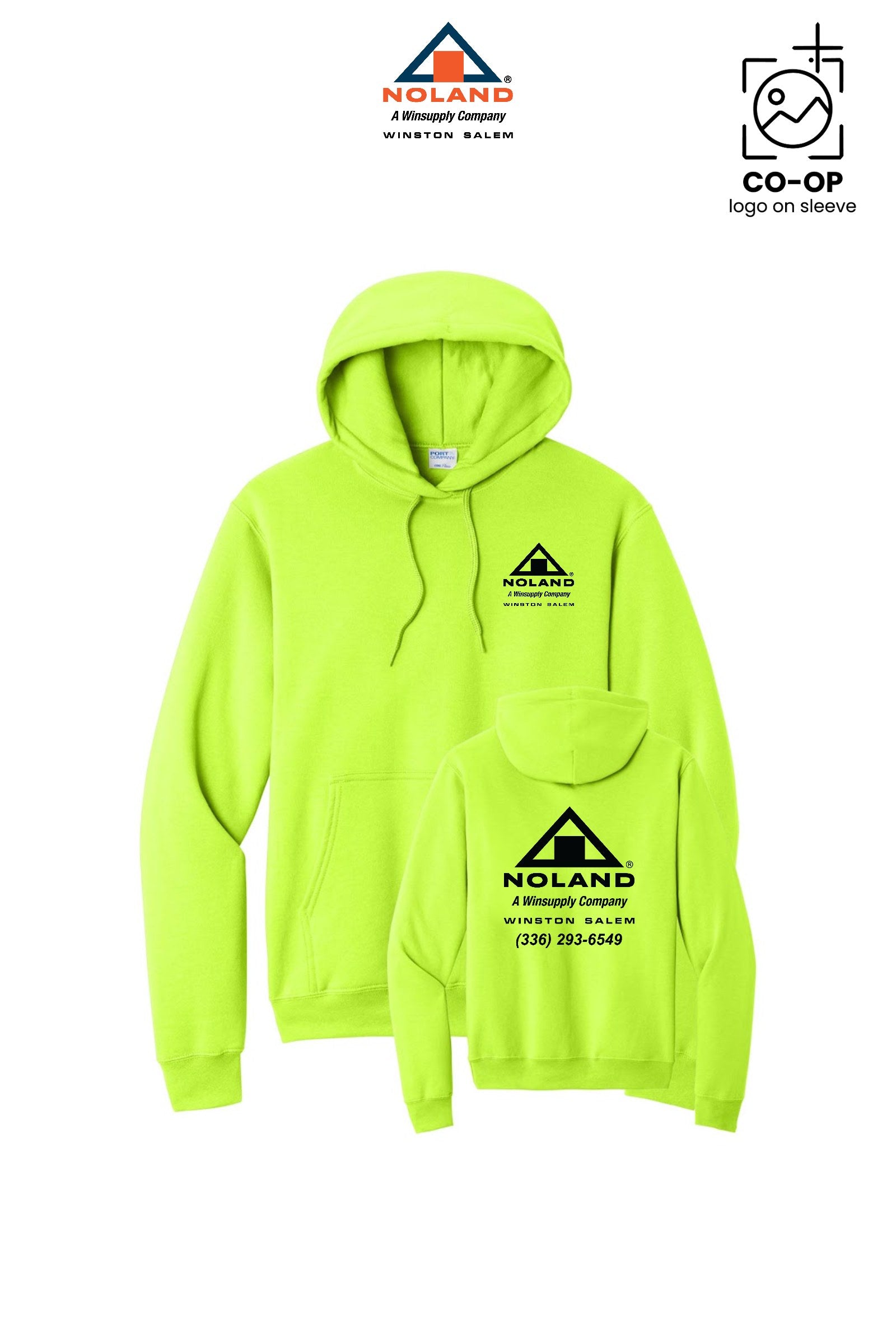 Port & Co™ Core Fleece Pullover Hooded Sweatshirt - Winston Salem Noland
